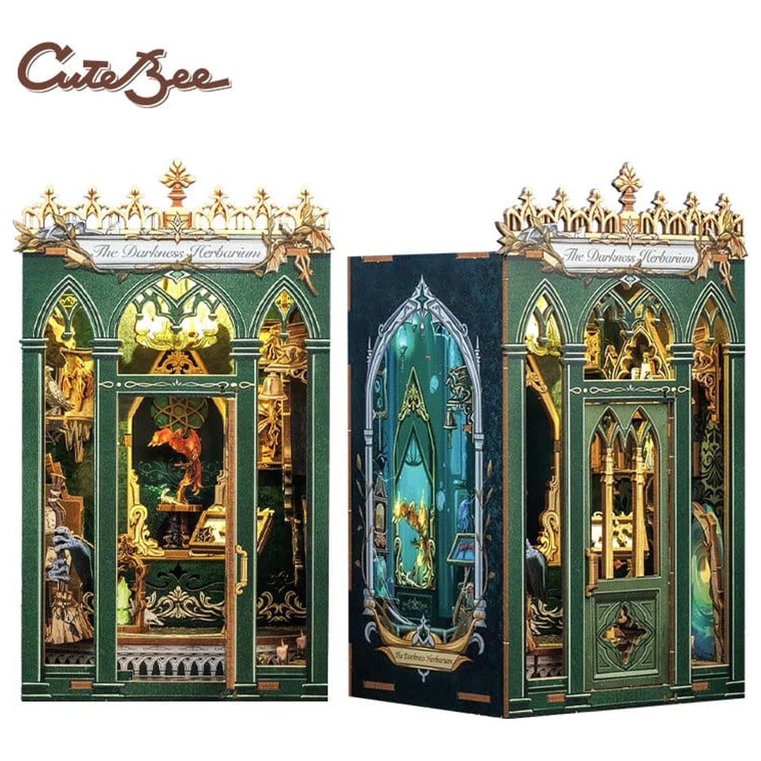 Book Nook The Darkness Herbarium 17 x 12 cm fotografii produktu