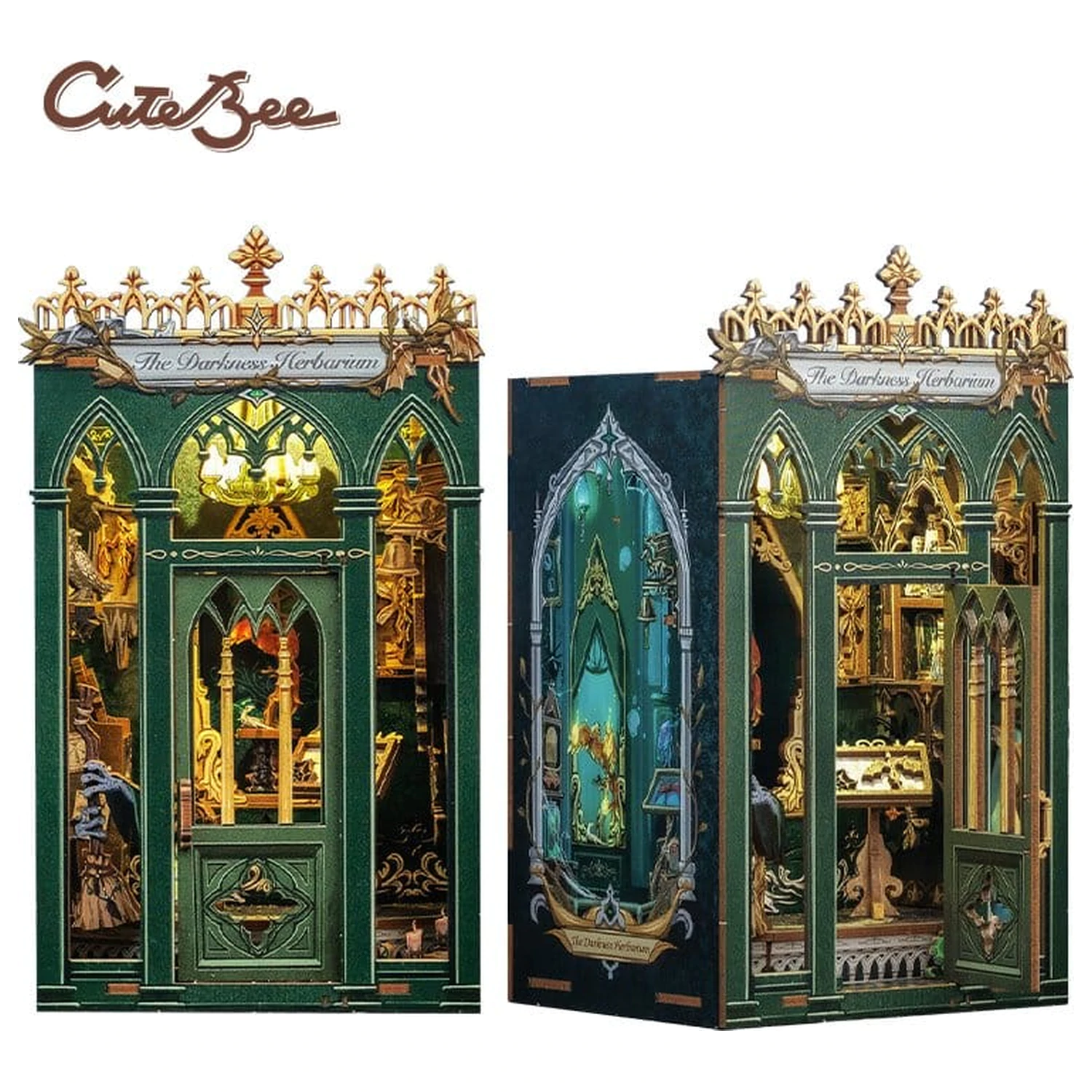 Book Nook The Darkness Herbarium 17 x 12 cm fotografii produktu