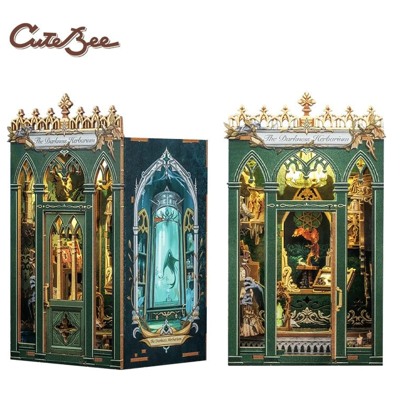 Book Nook The Darkness Herbarium 17 x 12 cm fotografii produktu