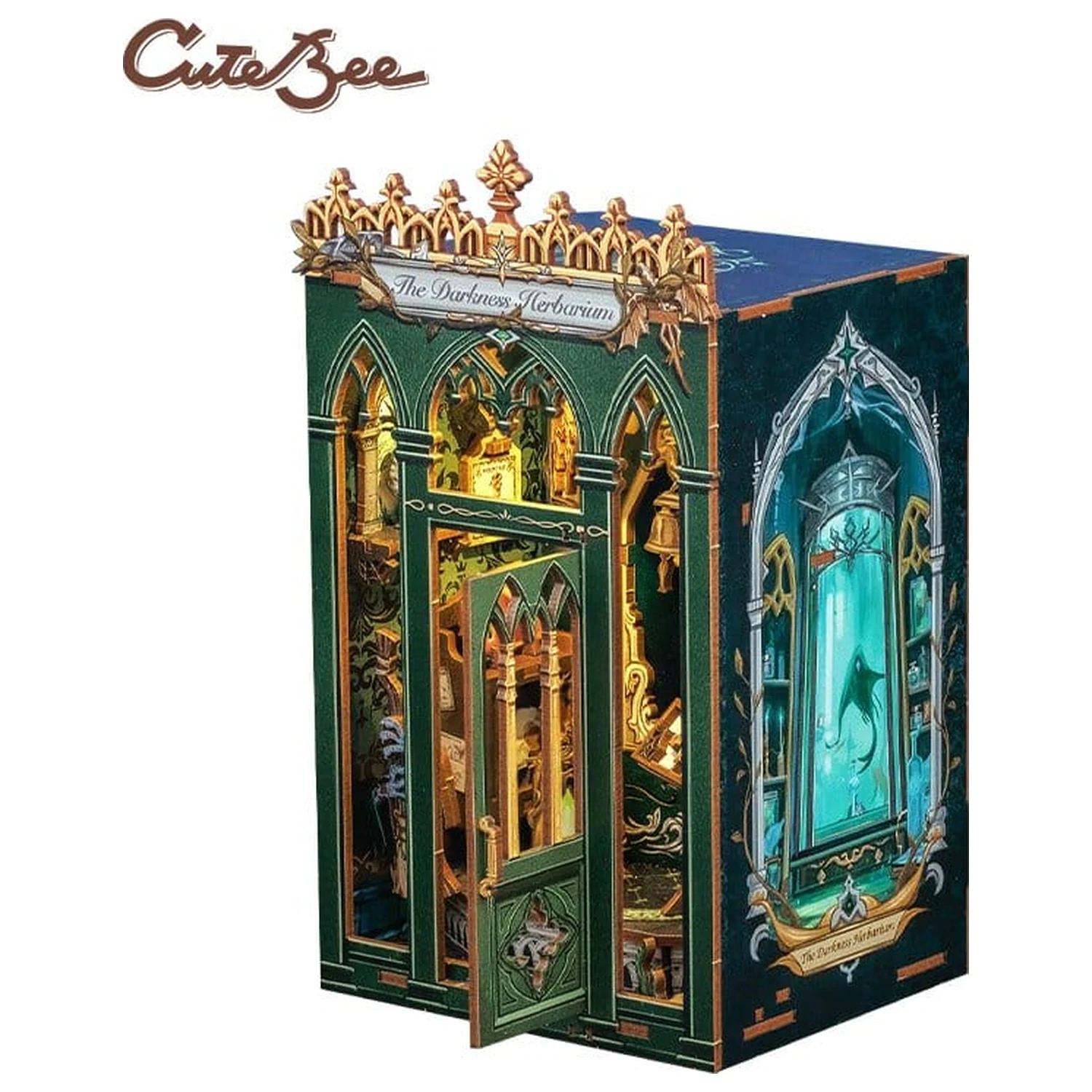 Book Nook The Darkness Herbarium 17 x 12 cm fotografii produktu