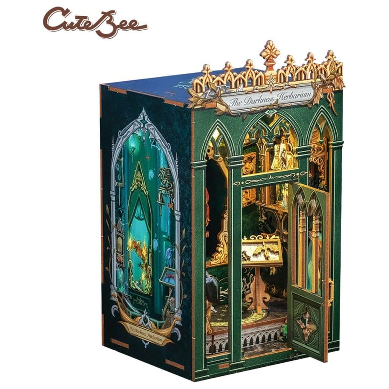 Book Nook The Darkness Herbarium 17 x 12 cm fotografii produktu