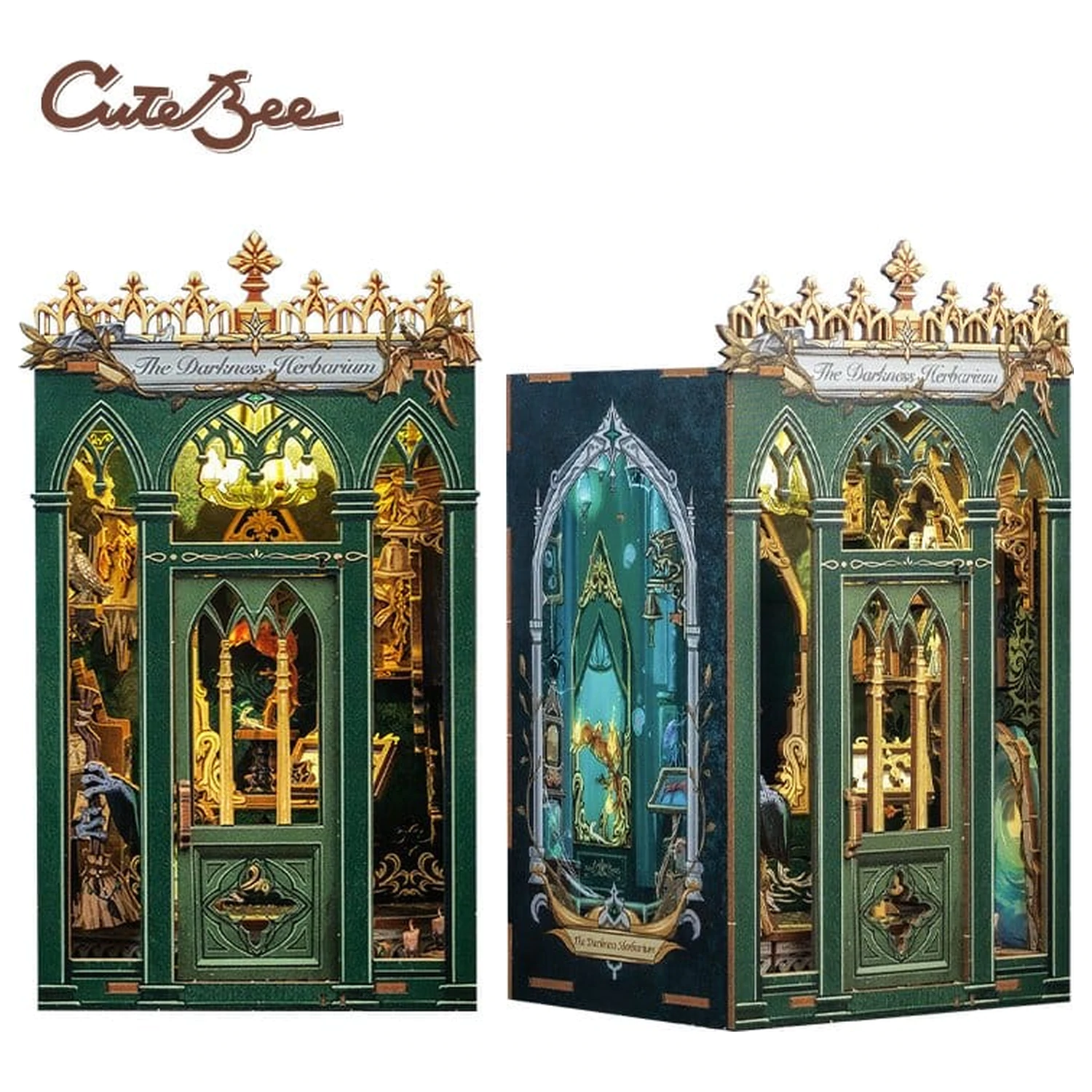 Book Nook The Darkness Herbarium 17 x 12 cm fotografii produktu