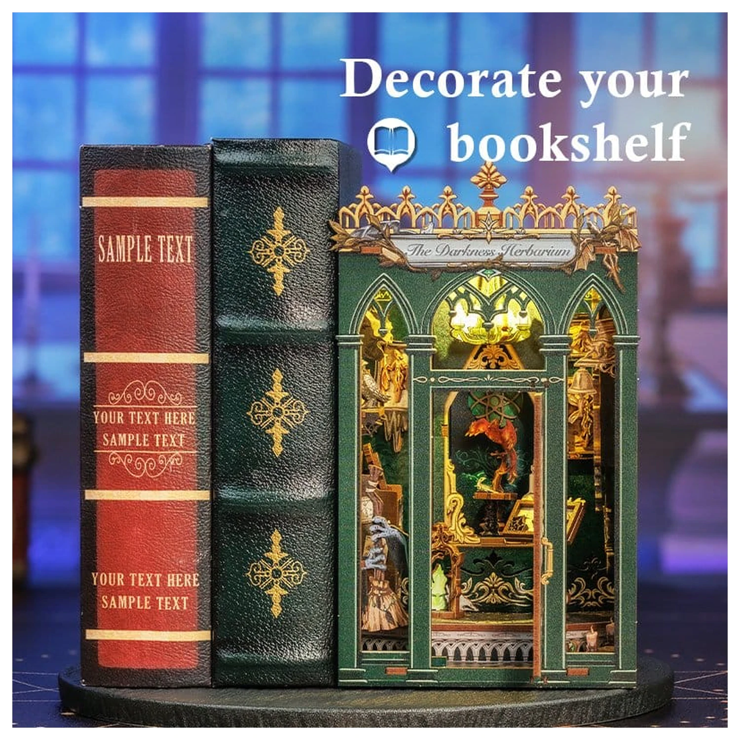 Book Nook The Darkness Herbarium 17 x 12 cm fotografii produktu