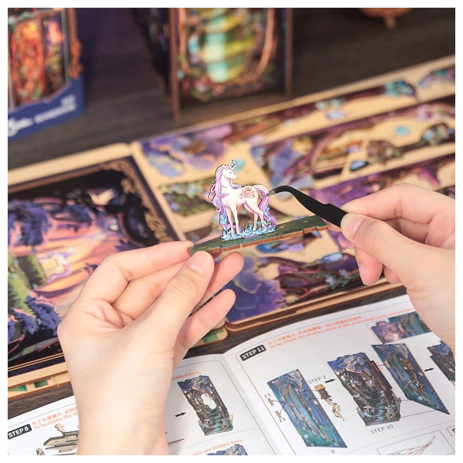 Book Nook The Grace of Forest 22 x 8 cm fotografii produktu