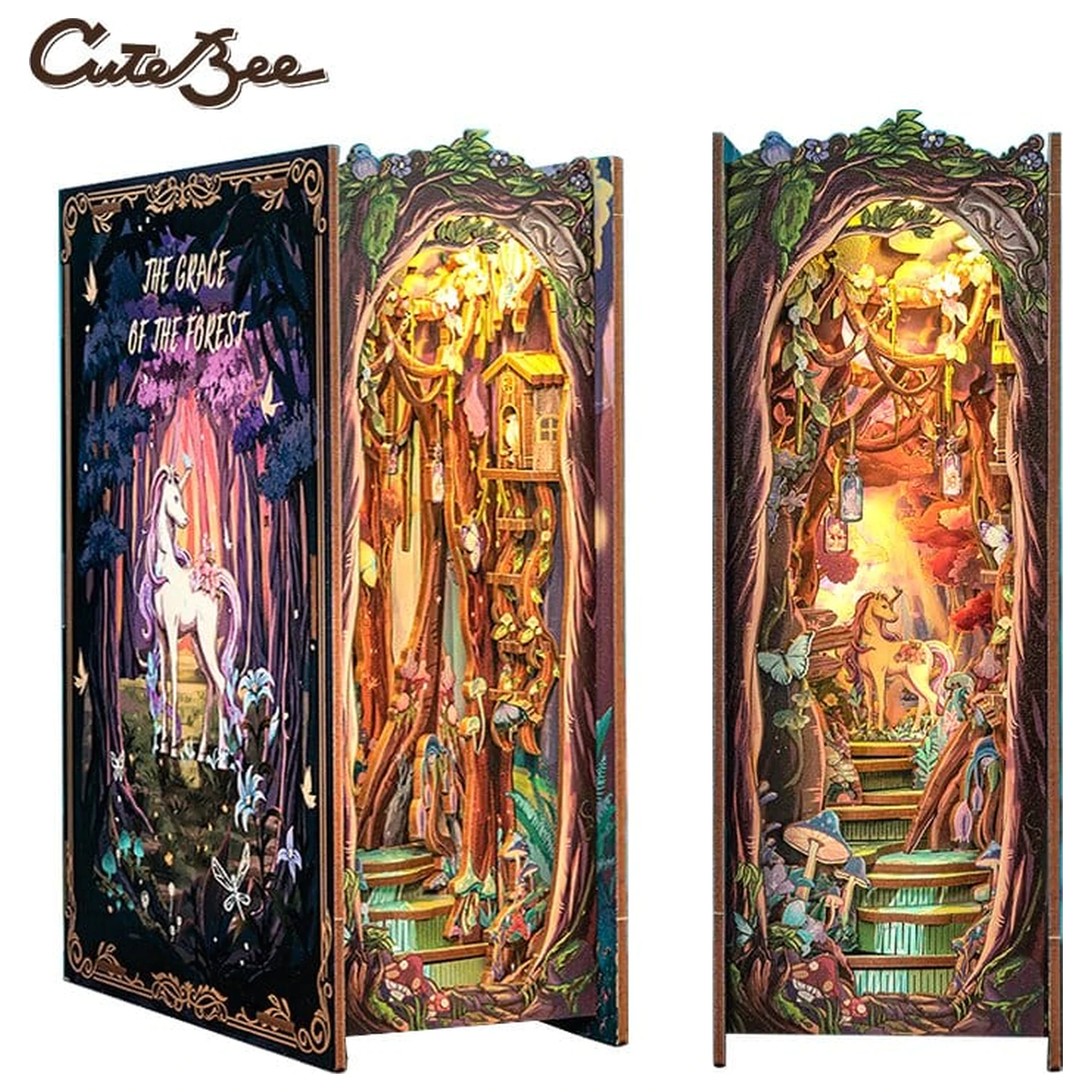 Book Nook The Grace of Forest 22 x 8 cm fotografii produktu