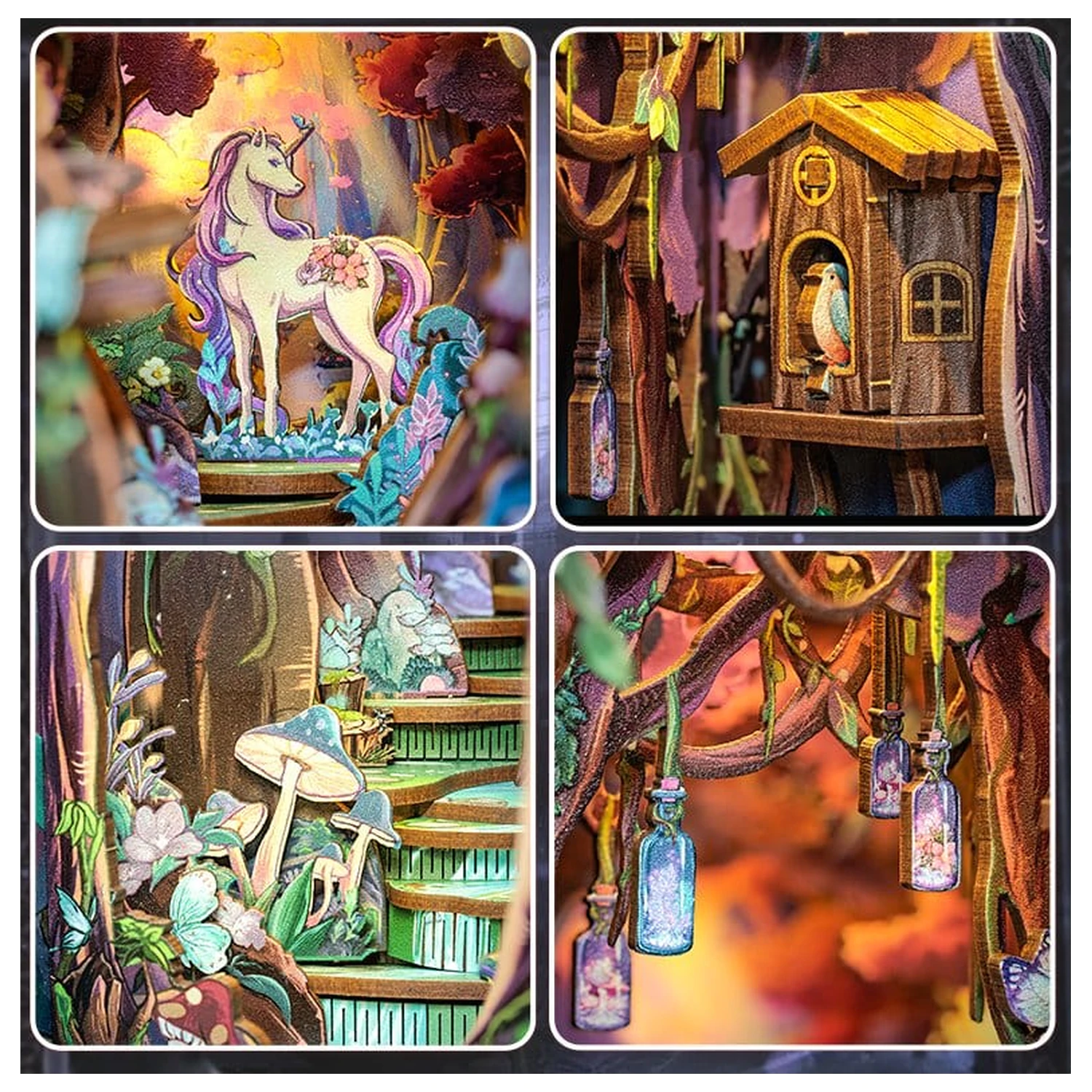 Book Nook The Grace of Forest 22 x 8 cm fotografii produktu