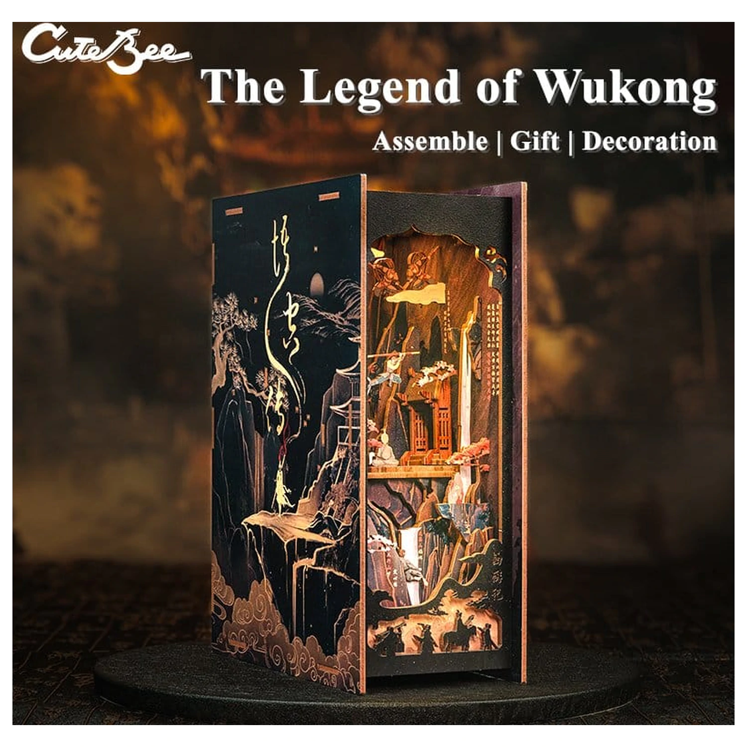 Book Nook The Legend of Wukong 22 x 8 cm fotografii produktu