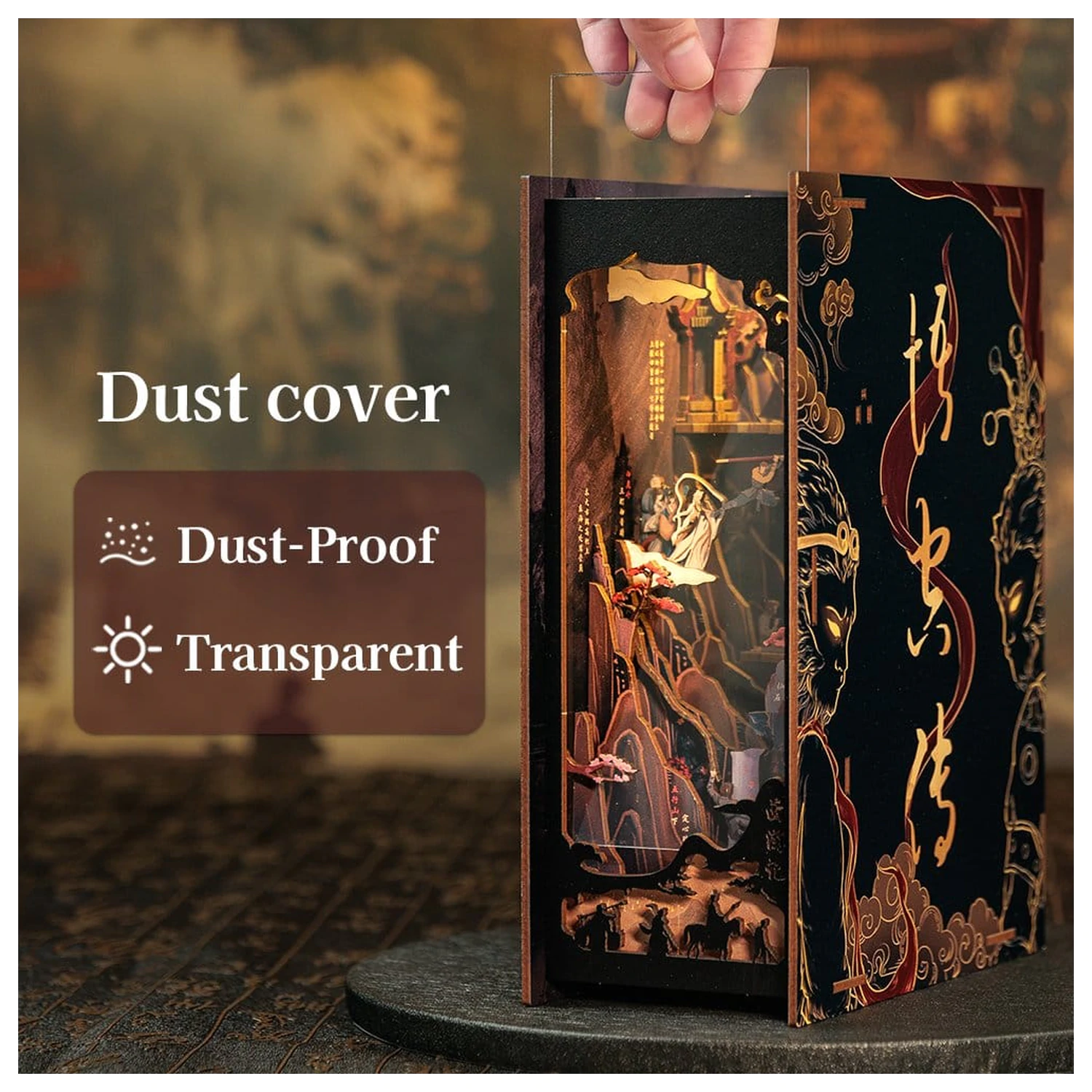 Book Nook The Legend of Wukong 22 x 8 cm fotografii produktu