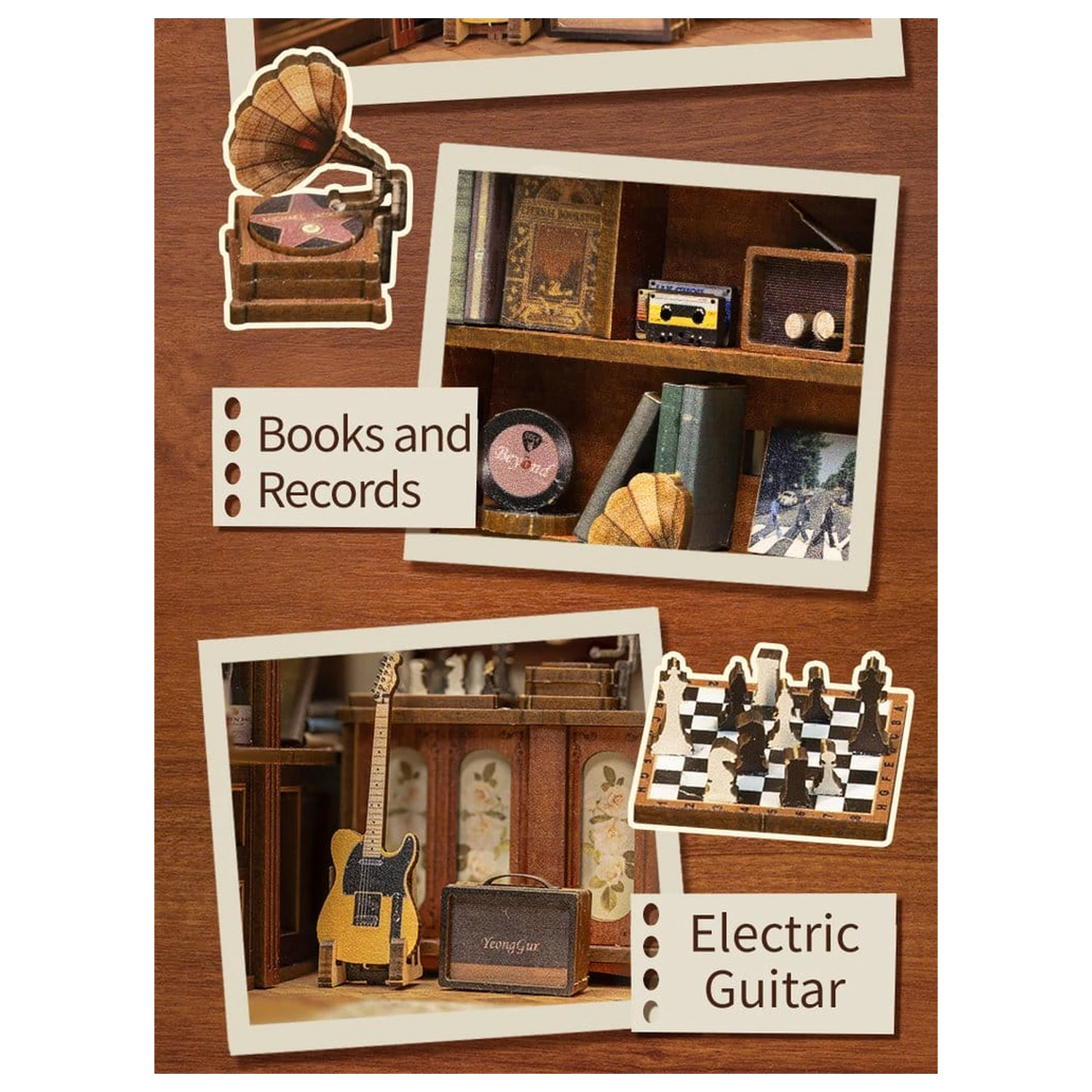 Book Nook The Secret Rhythm 23 x 11 cm fotografii produktu