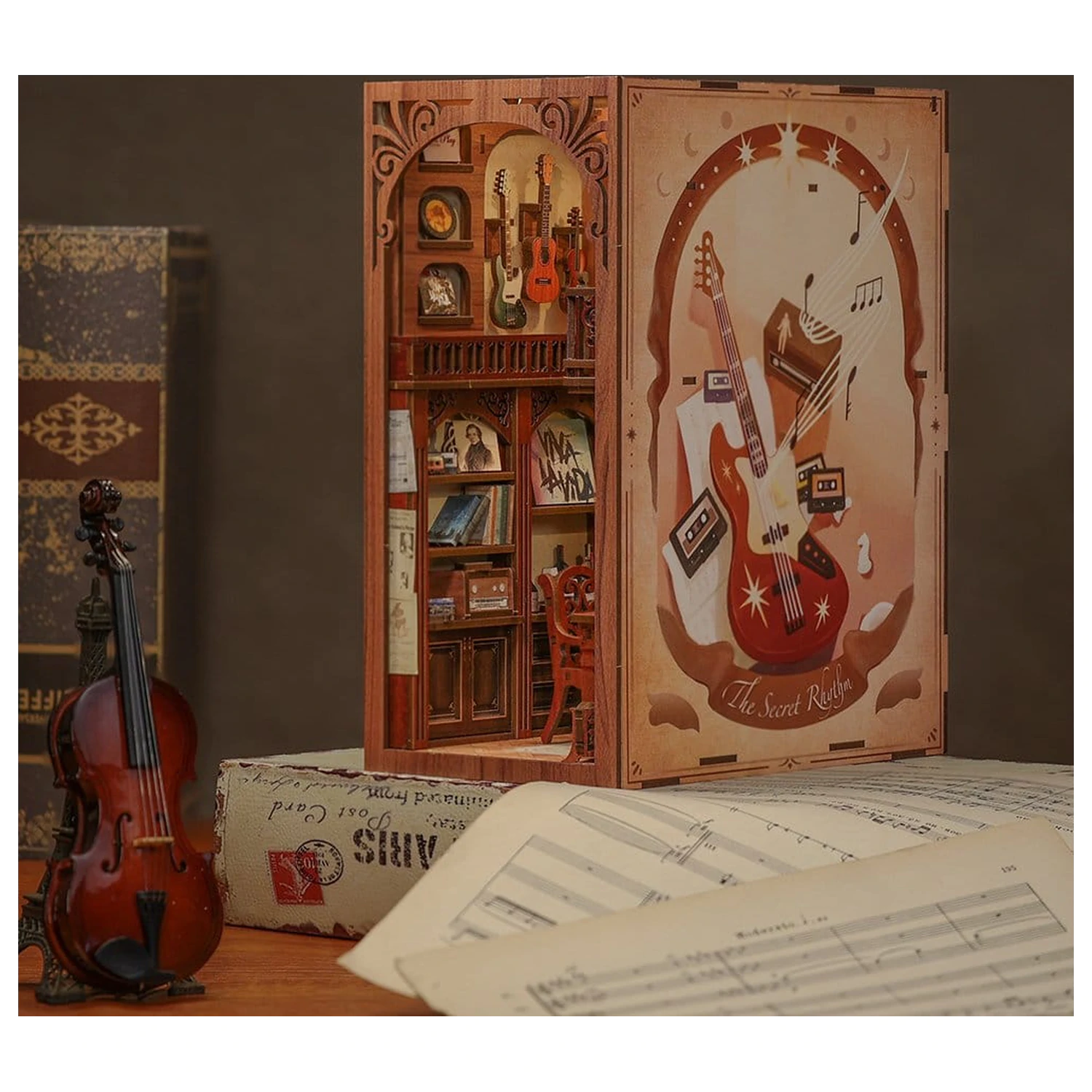 Book Nook The Secret Rhythm 23 x 11 cm fotografii produktu