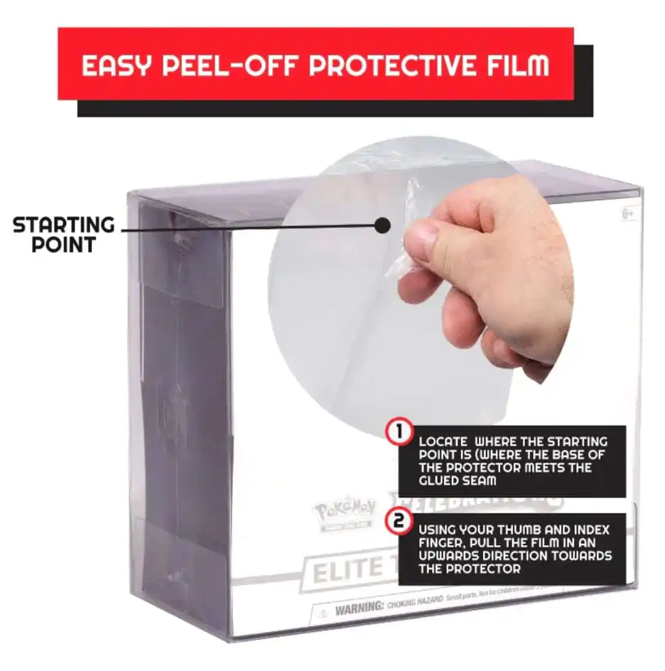 PET chrániče na Booster Boxy / Elite Trainer Boxy Ver. 2, 5 kusů fotografii produktu