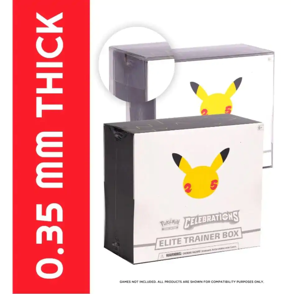 PET chrániče na Booster Boxy / Elite Trainer Boxy Ver. 2, 5 kusů fotografii produktu