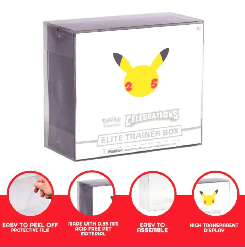PET chrániče na Booster Boxy / Elite Trainer Boxy Ver. 2, 5 kusů fotografii produktu