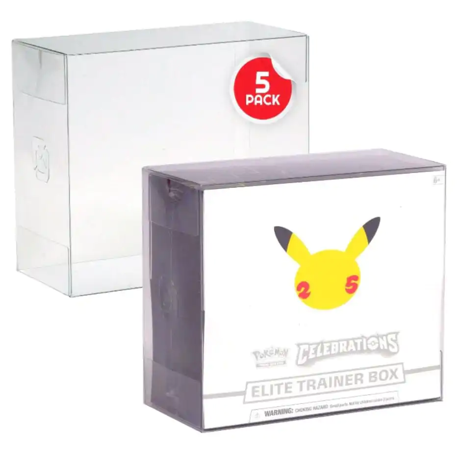 PET chrániče na Booster Boxy / Elite Trainer Boxy Ver. 2, 5 kusů fotografii produktu