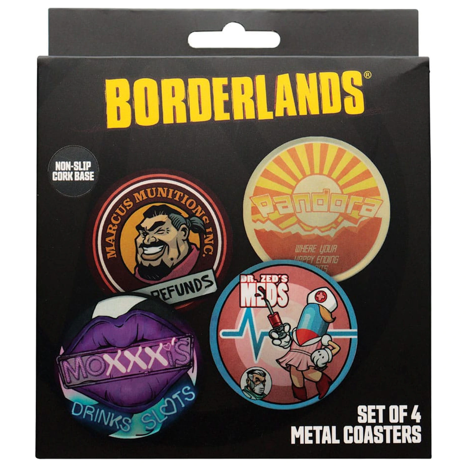 Borderlands Podtácek balení 4 ks fotografii produktu