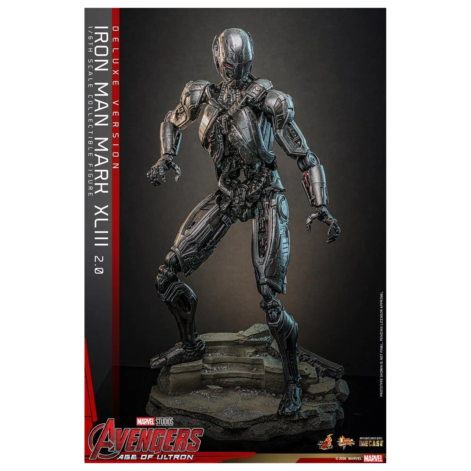 Avengers: Age of Ultron Movie Masterpiece Odlitek Akční figurka 1/6 Iron Man Mark XLIII (2.0) (Deluxe verze) 32 cm fotografii produktu