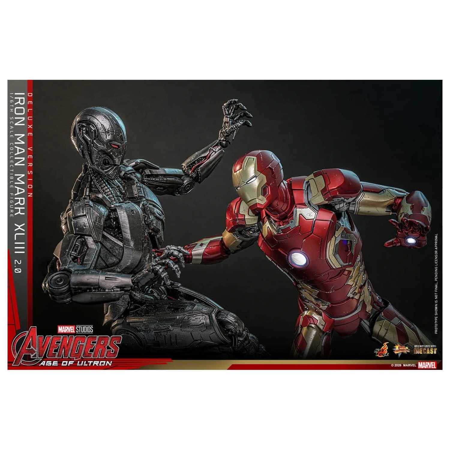 Avengers: Age of Ultron Movie Masterpiece Odlitek Akční figurka 1/6 Iron Man Mark XLIII (2.0) (Deluxe verze) 32 cm fotografii produktu