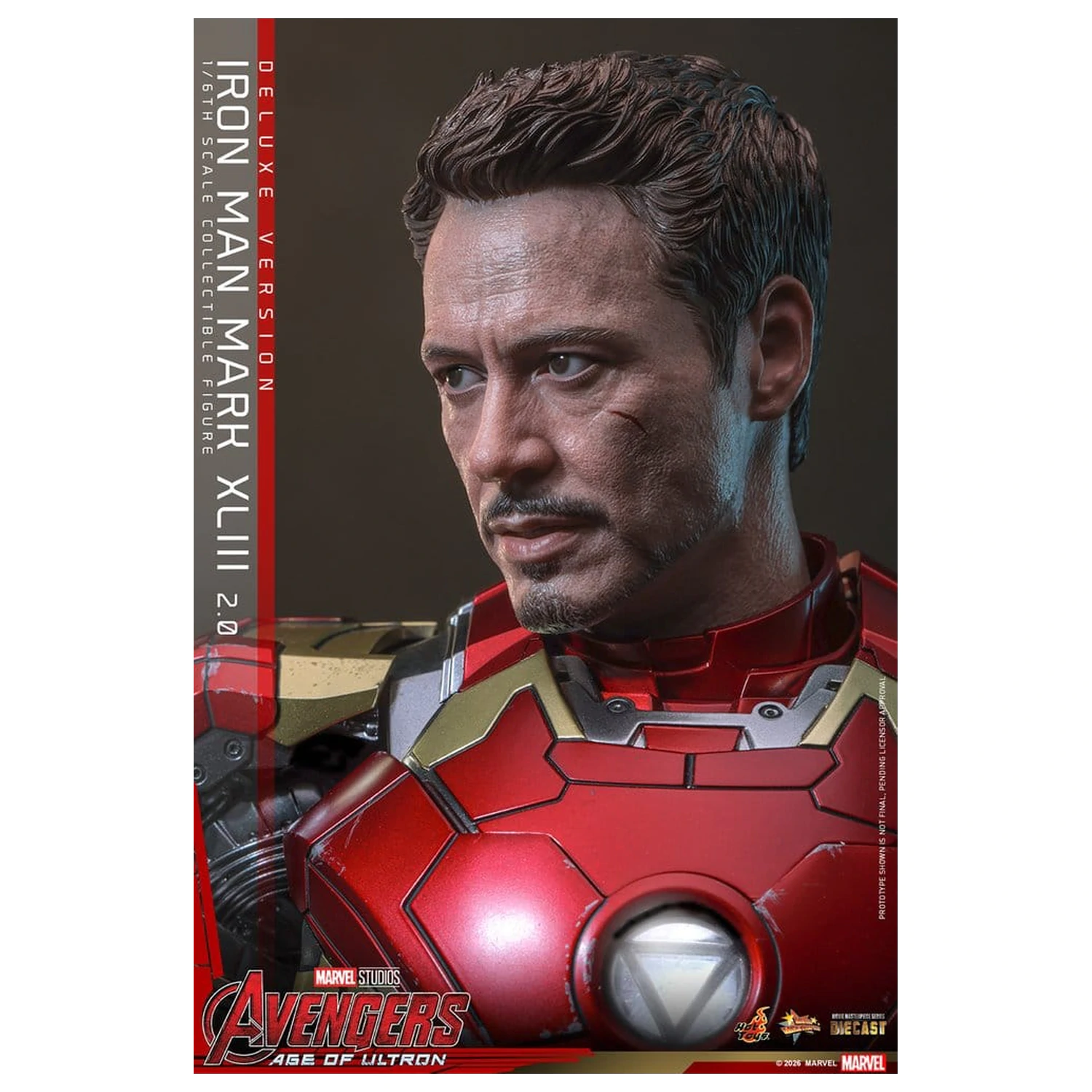 Avengers: Age of Ultron Movie Masterpiece Odlitek Akční figurka 1/6 Iron Man Mark XLIII (2.0) (Deluxe verze) 32 cm fotografii produktu
