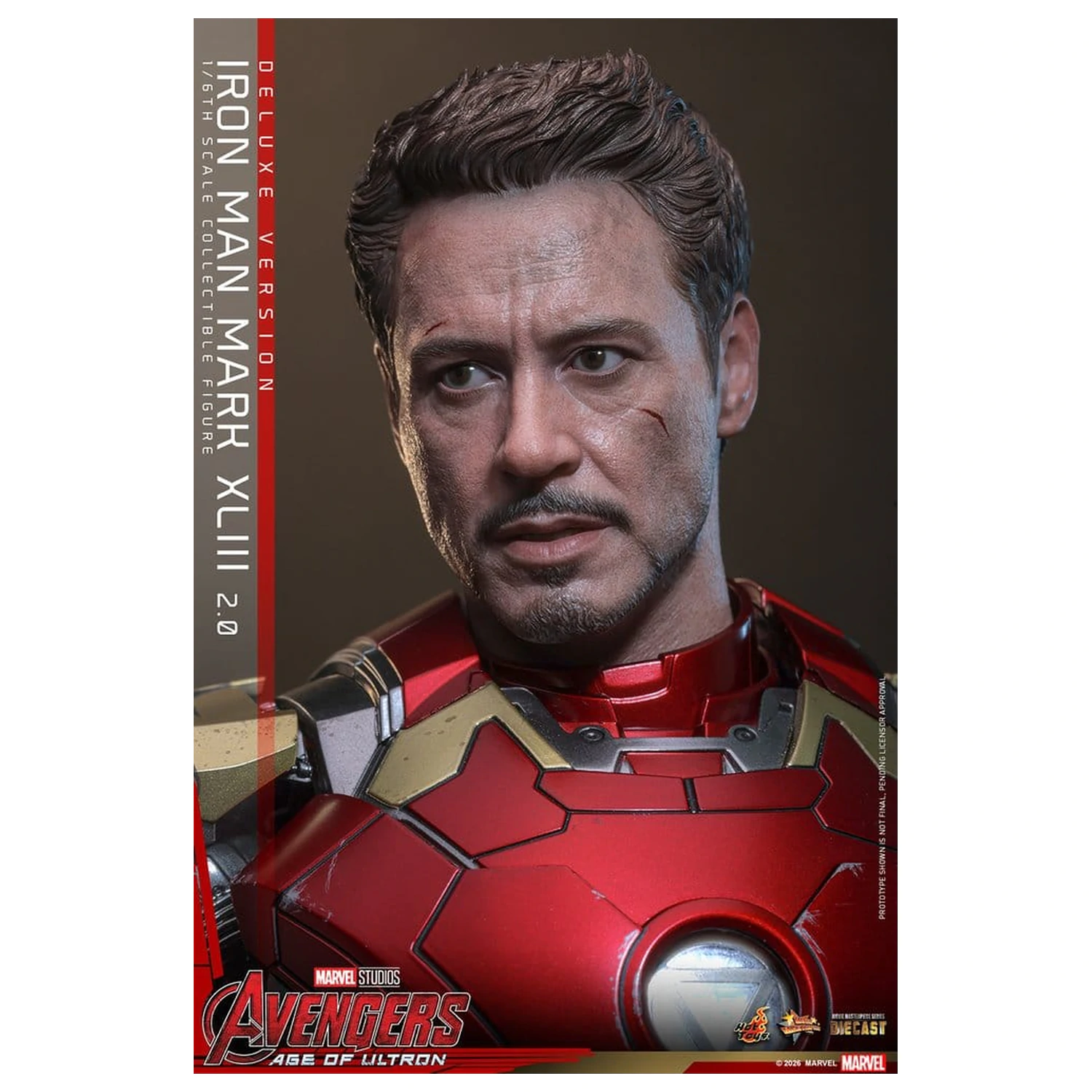 Avengers: Age of Ultron Movie Masterpiece Odlitek Akční figurka 1/6 Iron Man Mark XLIII (2.0) (Deluxe verze) 32 cm fotografii produktu