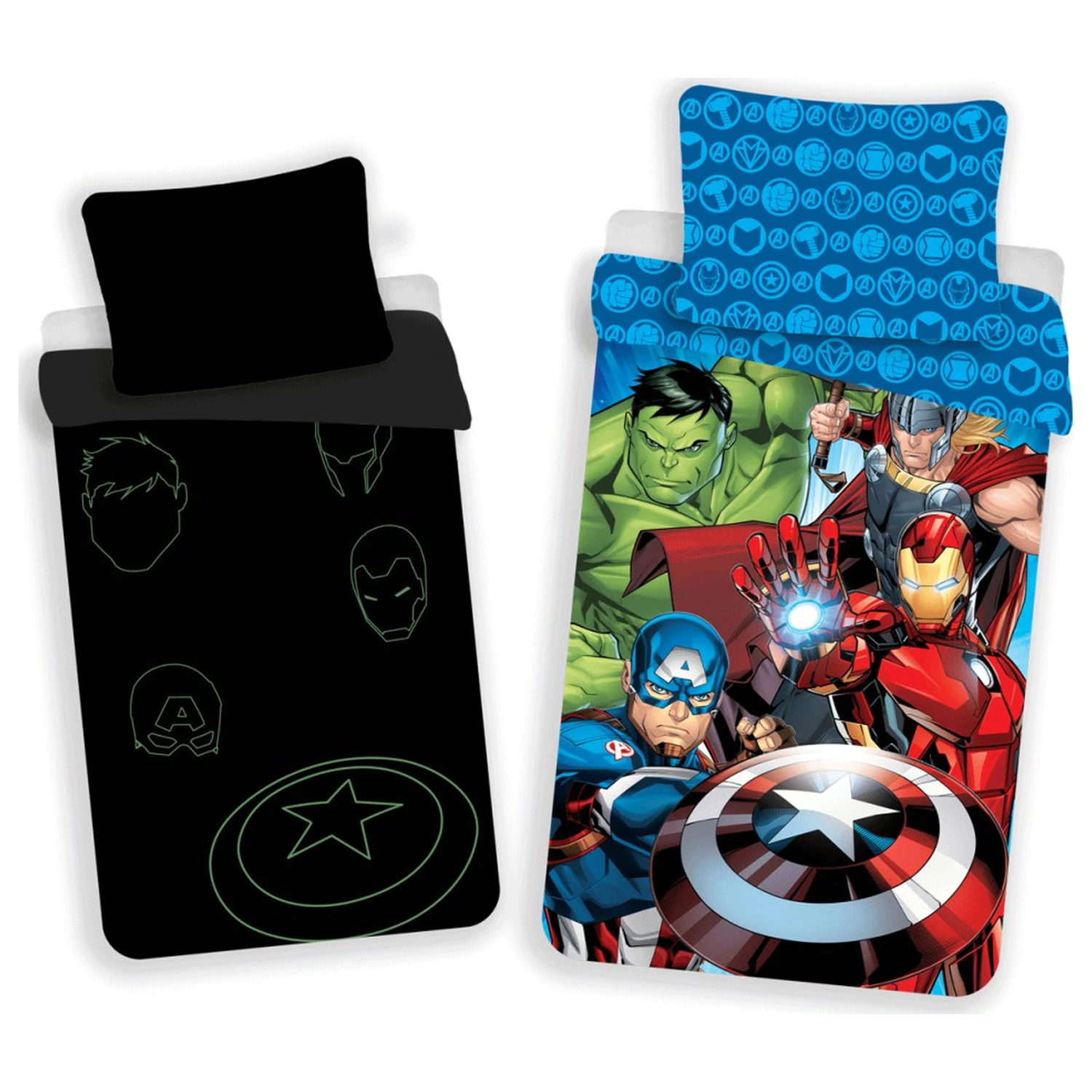 Avengers Assemble Glow in the Dark Povlečení na peřinu fotografii produktu