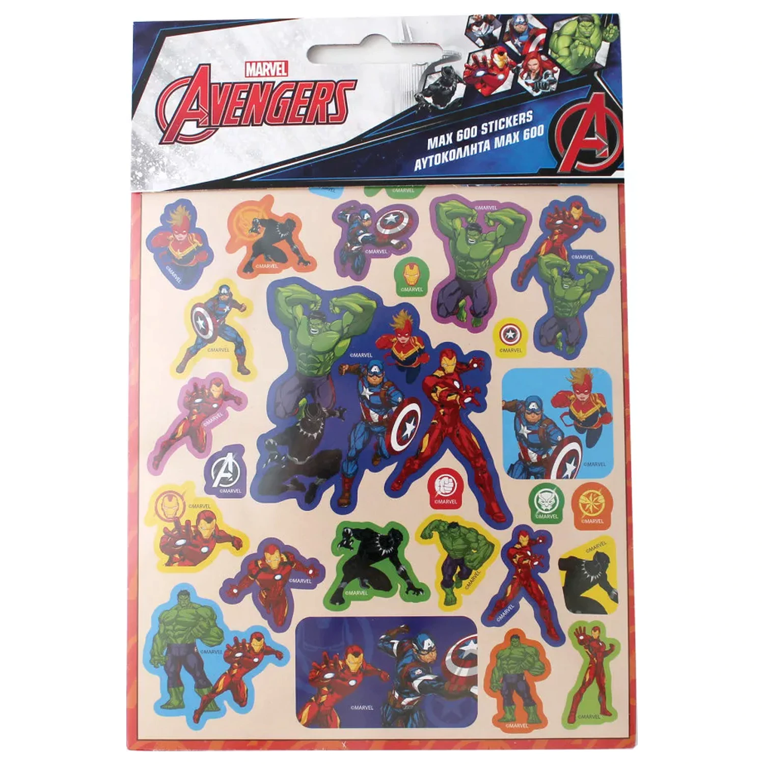 Avengers Best Team 600dílná sada samolepek fotografii produktu