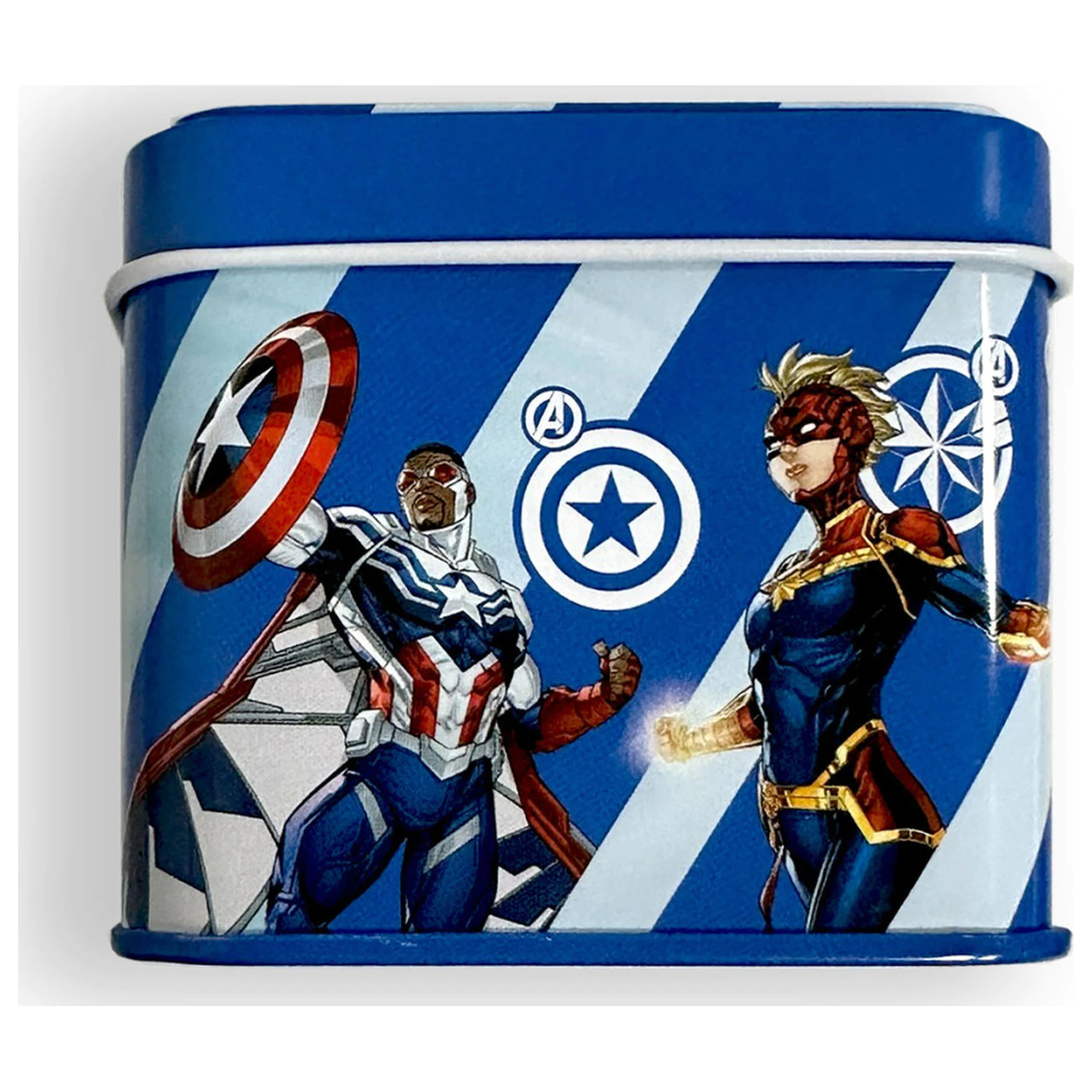 Avengers černá mini kovová krabička 7,5 cm fotografii produktu