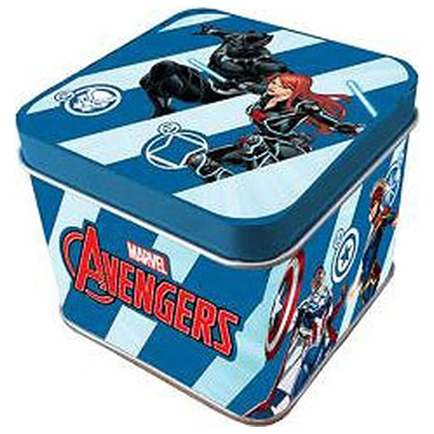 Avengers černá mini kovová krabička 7,5 cm fotografii produktu