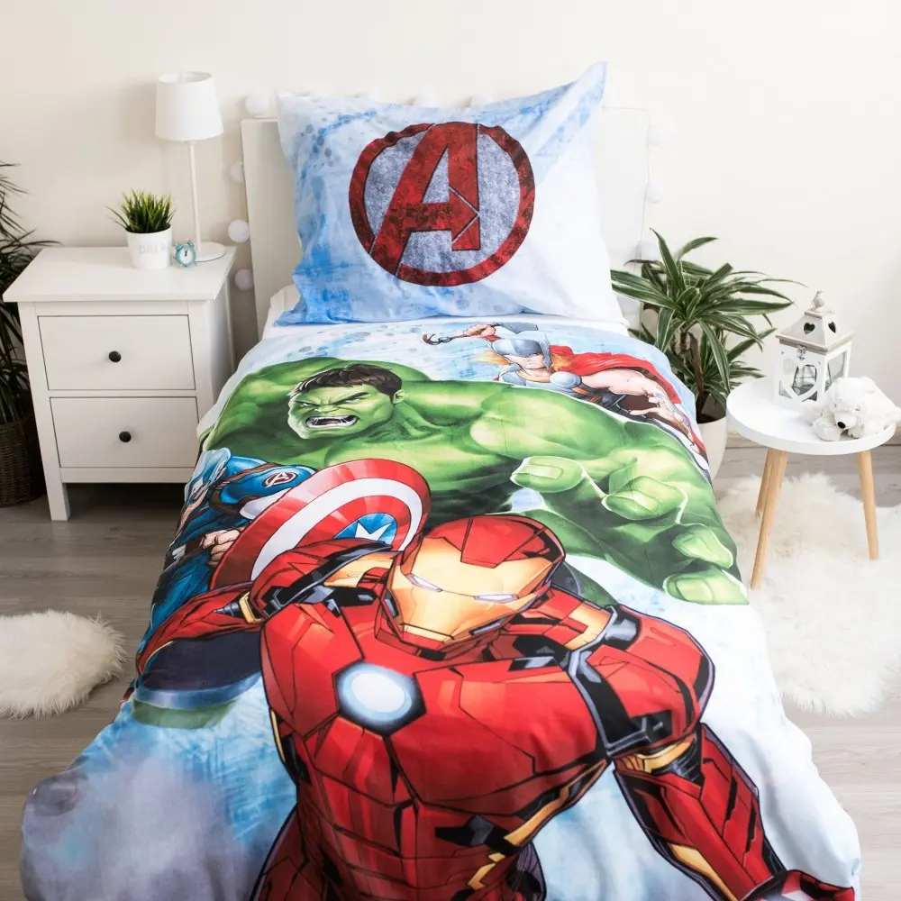 Avengers Heroes přehoz na postel fotografii produktu