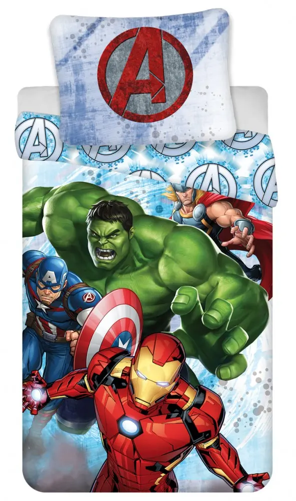 Avengers Heroes přehoz na postel fotografii produktu