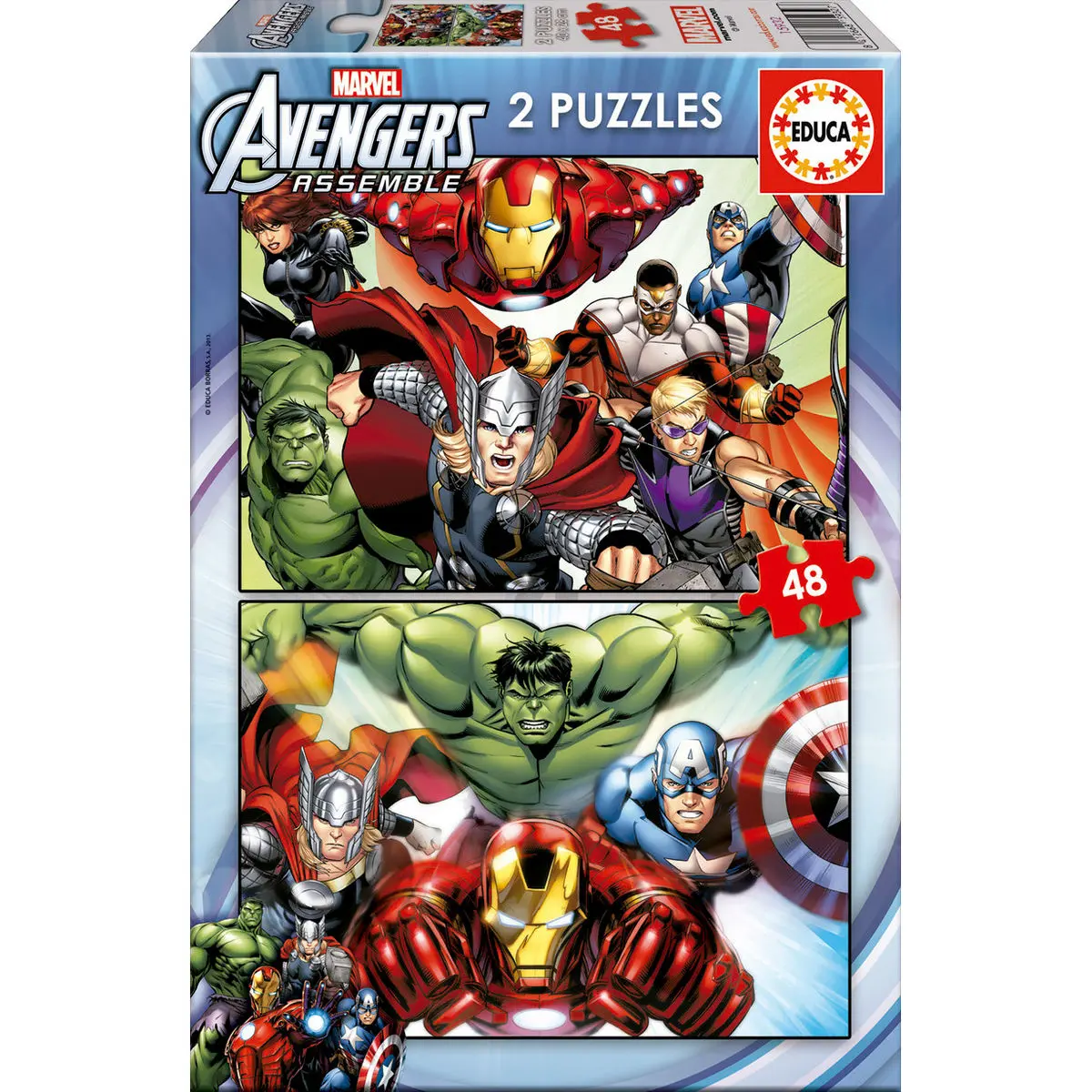 Marvel Avengers puzzle 2x48 dílků fotografii produktu