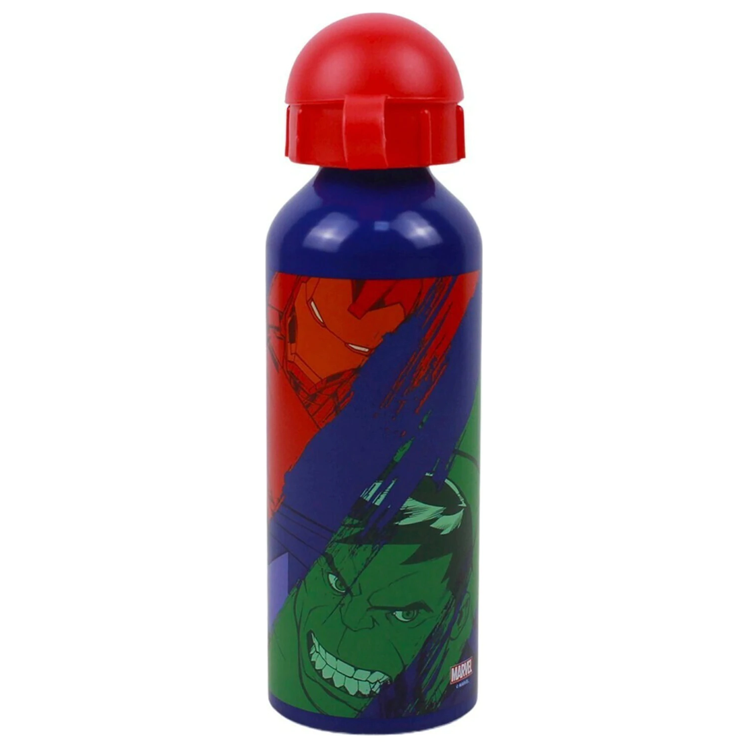 Avengers vícebarevná hliníková láhev na vodu s pítkem 520 ml fotografii produktu