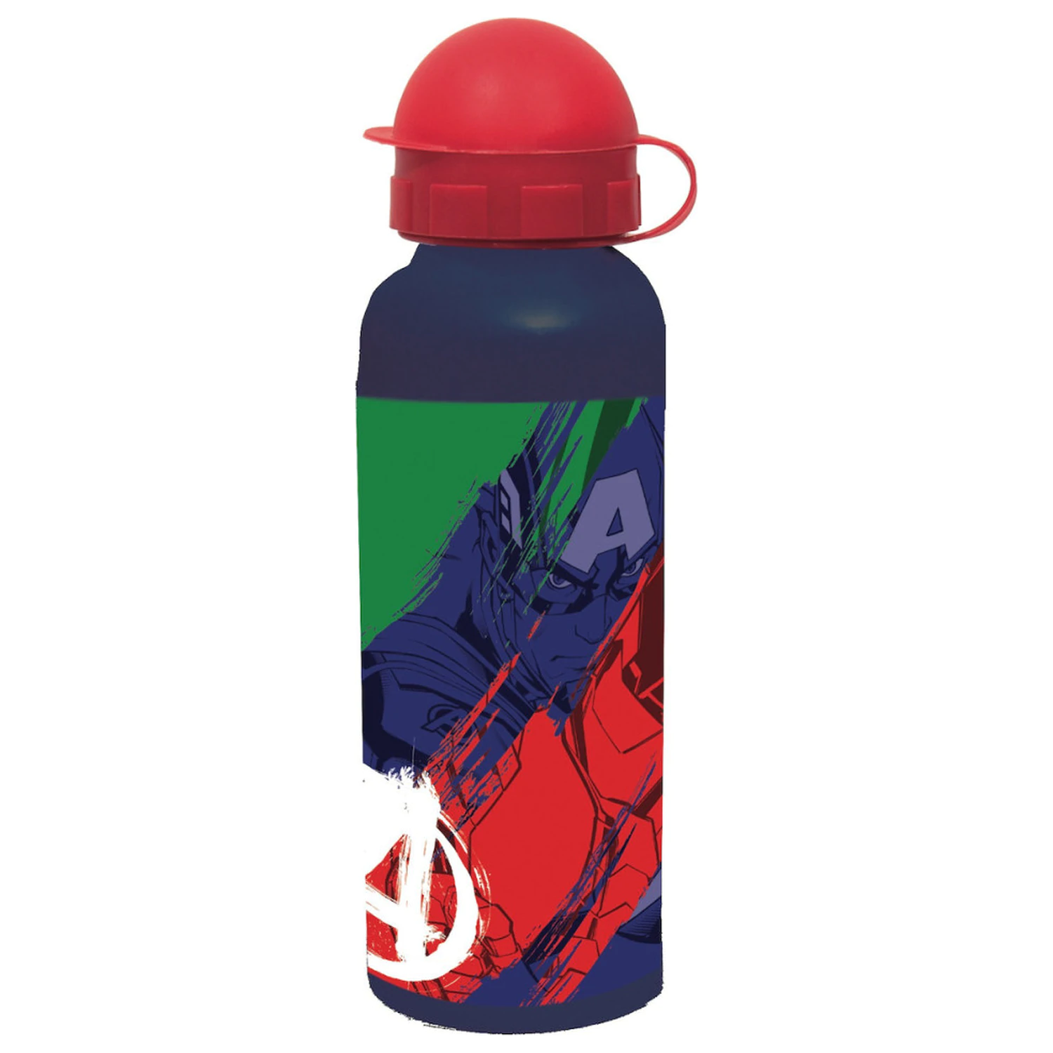 Avengers vícebarevná hliníková láhev na vodu s pítkem 520 ml fotografii produktu