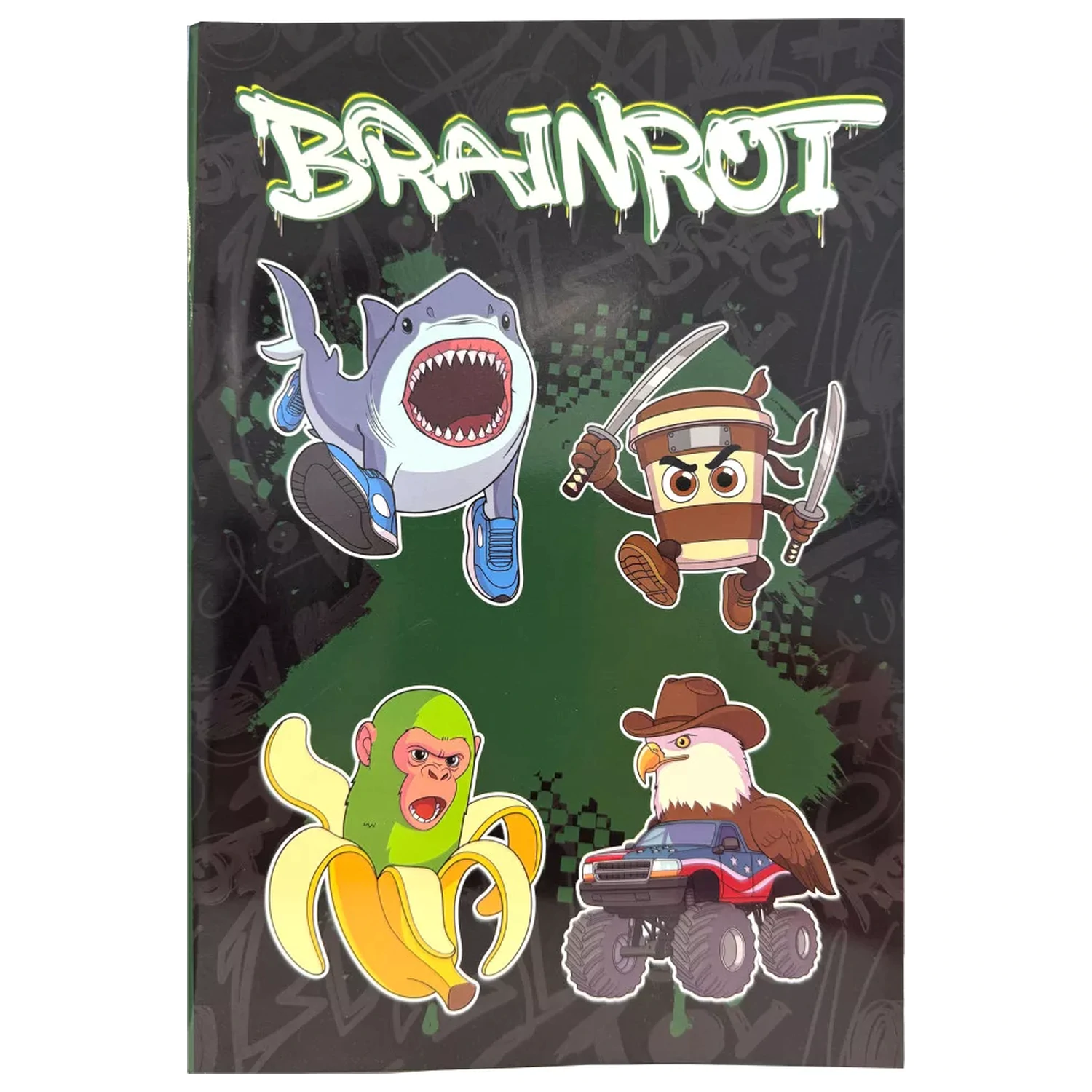 Brainrot Bananini B/5 Linkovaný sešit 40 stran fotografii produktu