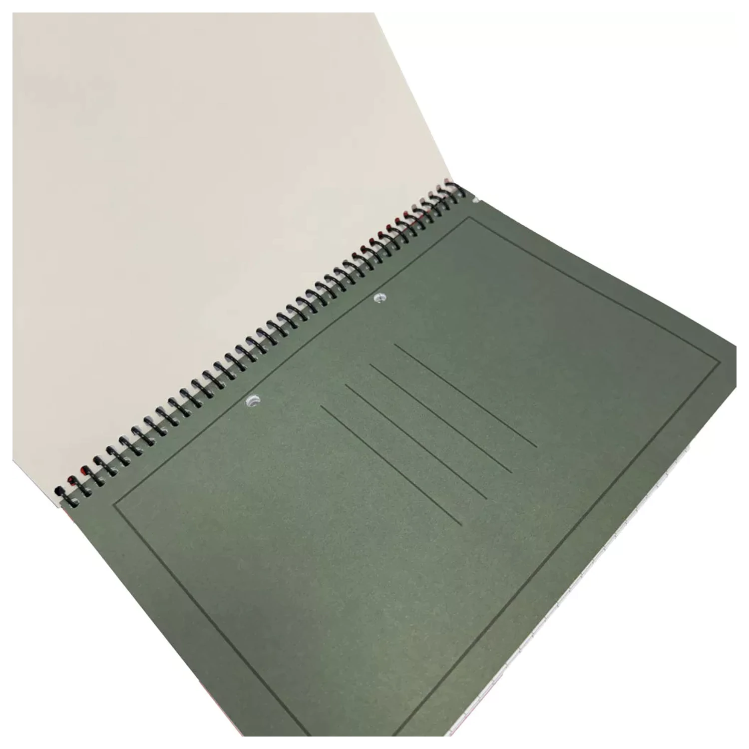 Brainrot Green B/5 Lined Spiral Notebook, 70 listů fotografii produktu