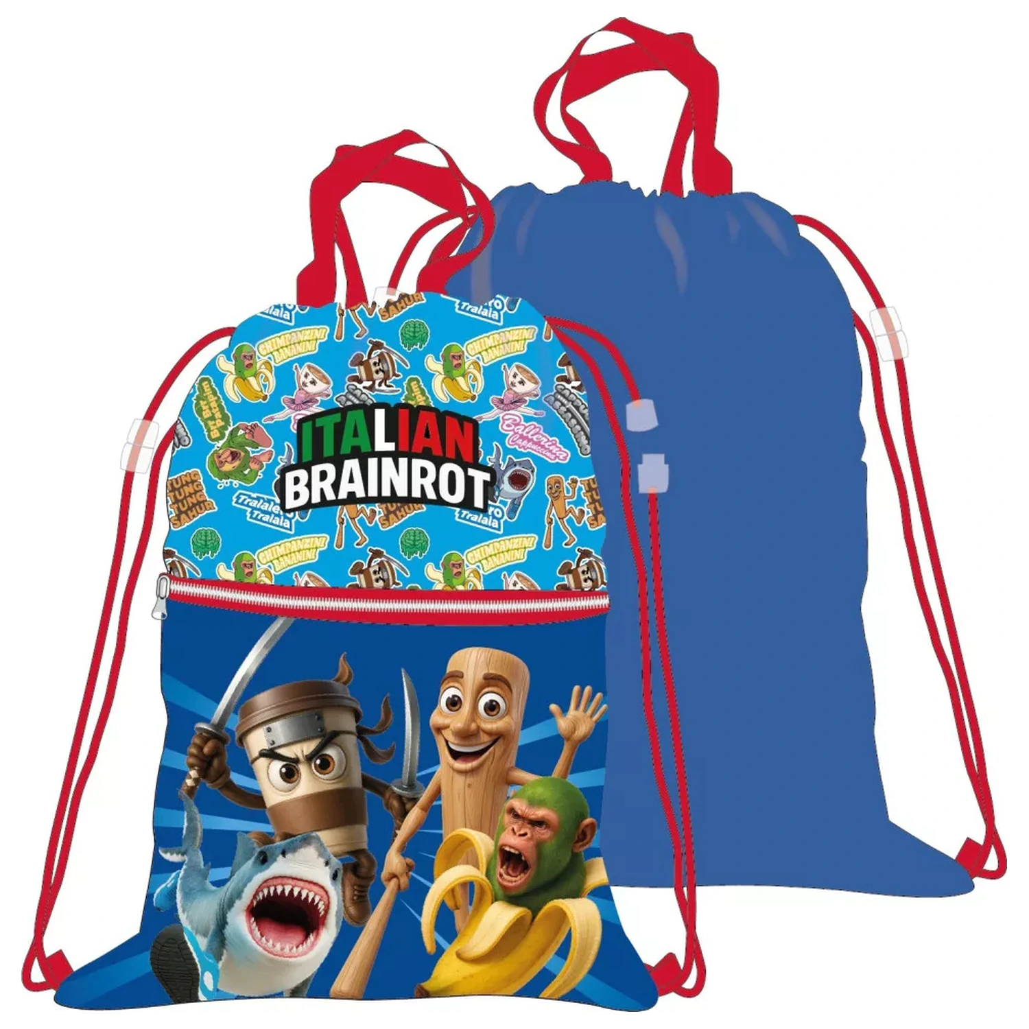 Brainrot Italian Deluxe sportovní taška, taška na tělocvičnu 45 cm fotografii produktu