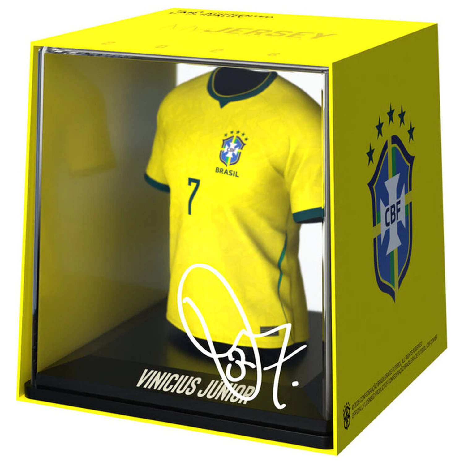 Brasil Vini Jr figurka v mini tričku fotografii produktu