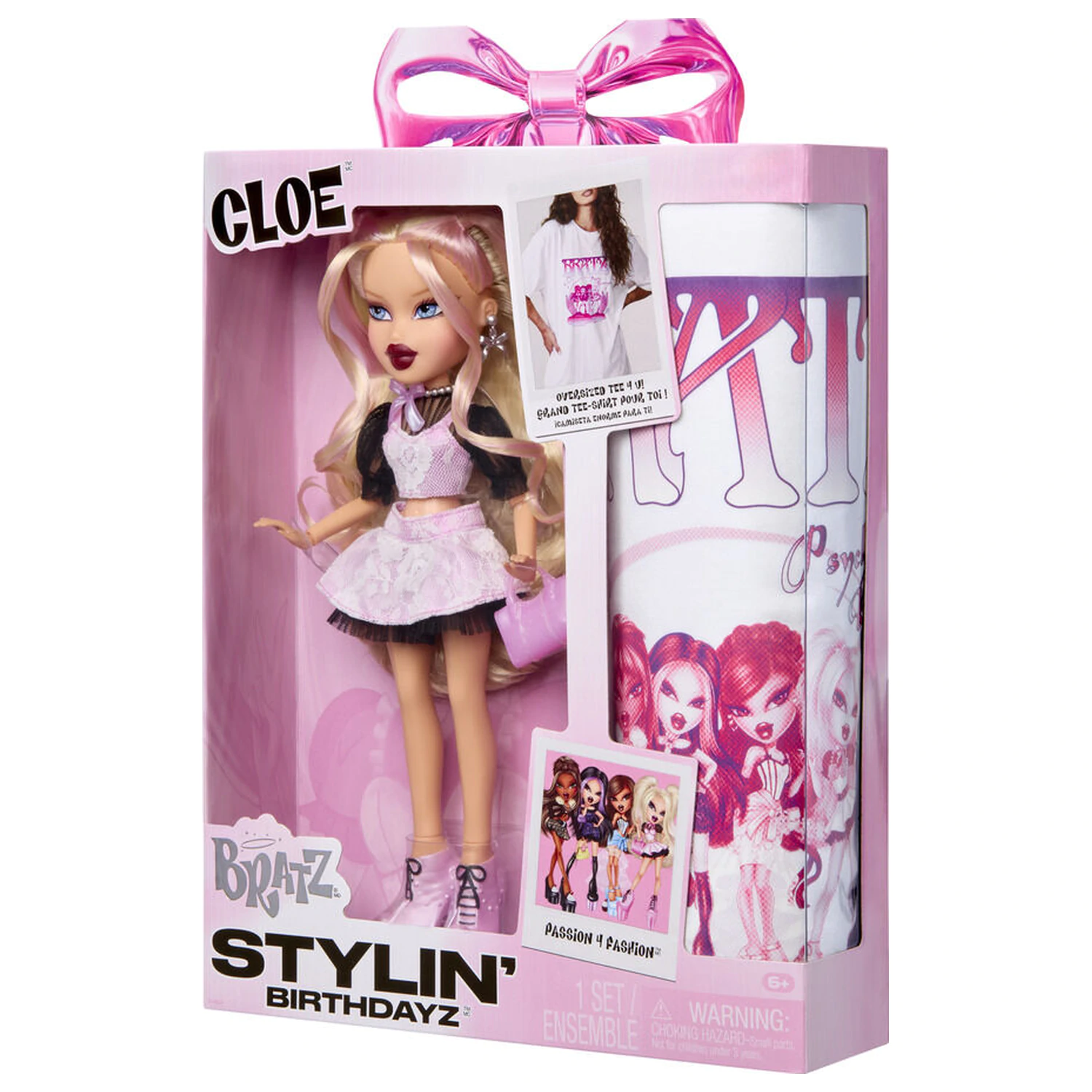 Bratz Stylin Birthday Cloe panenka + tričko fotografii produktu