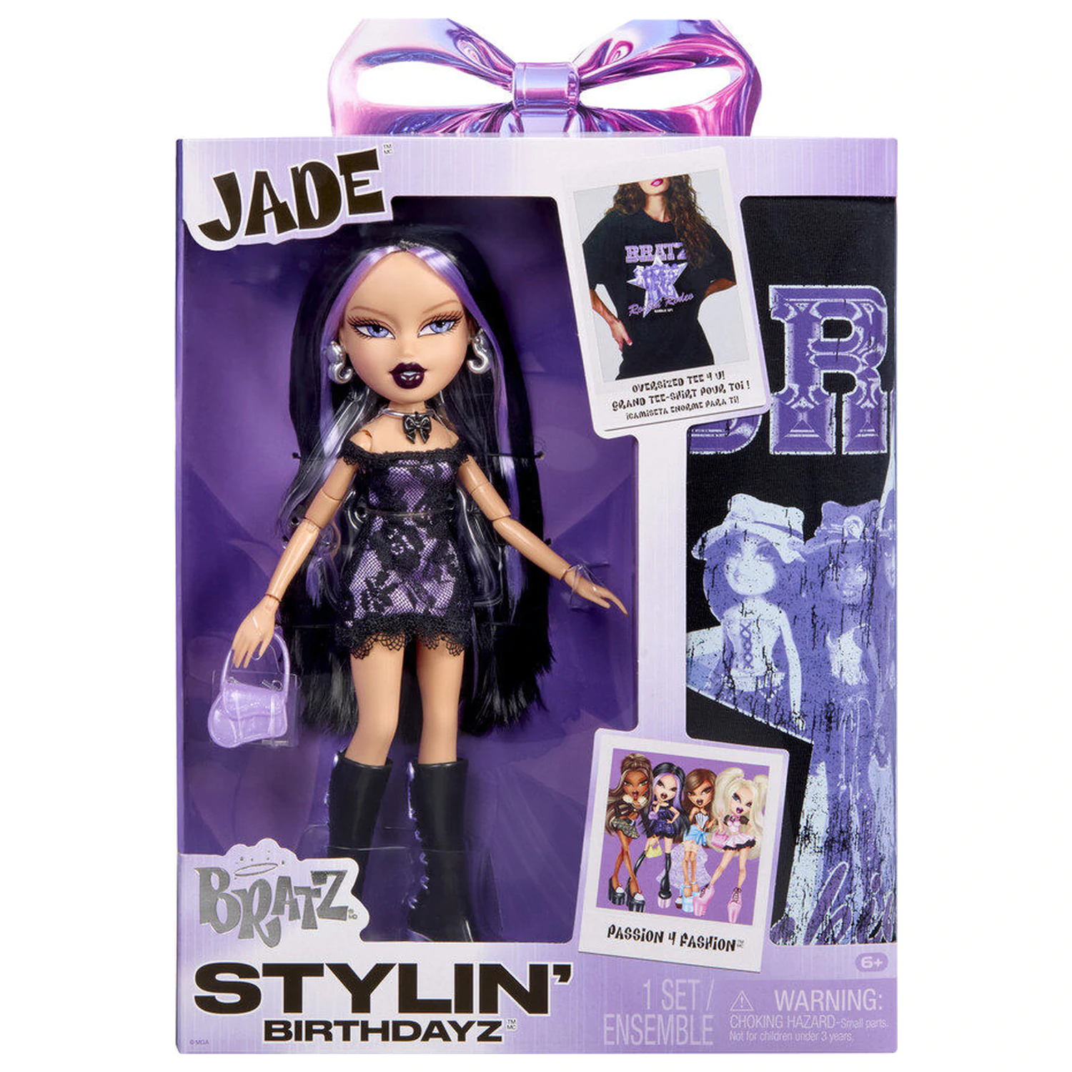 Bratz Stylin Birthday Jade panenka + tričko fotografii produktu