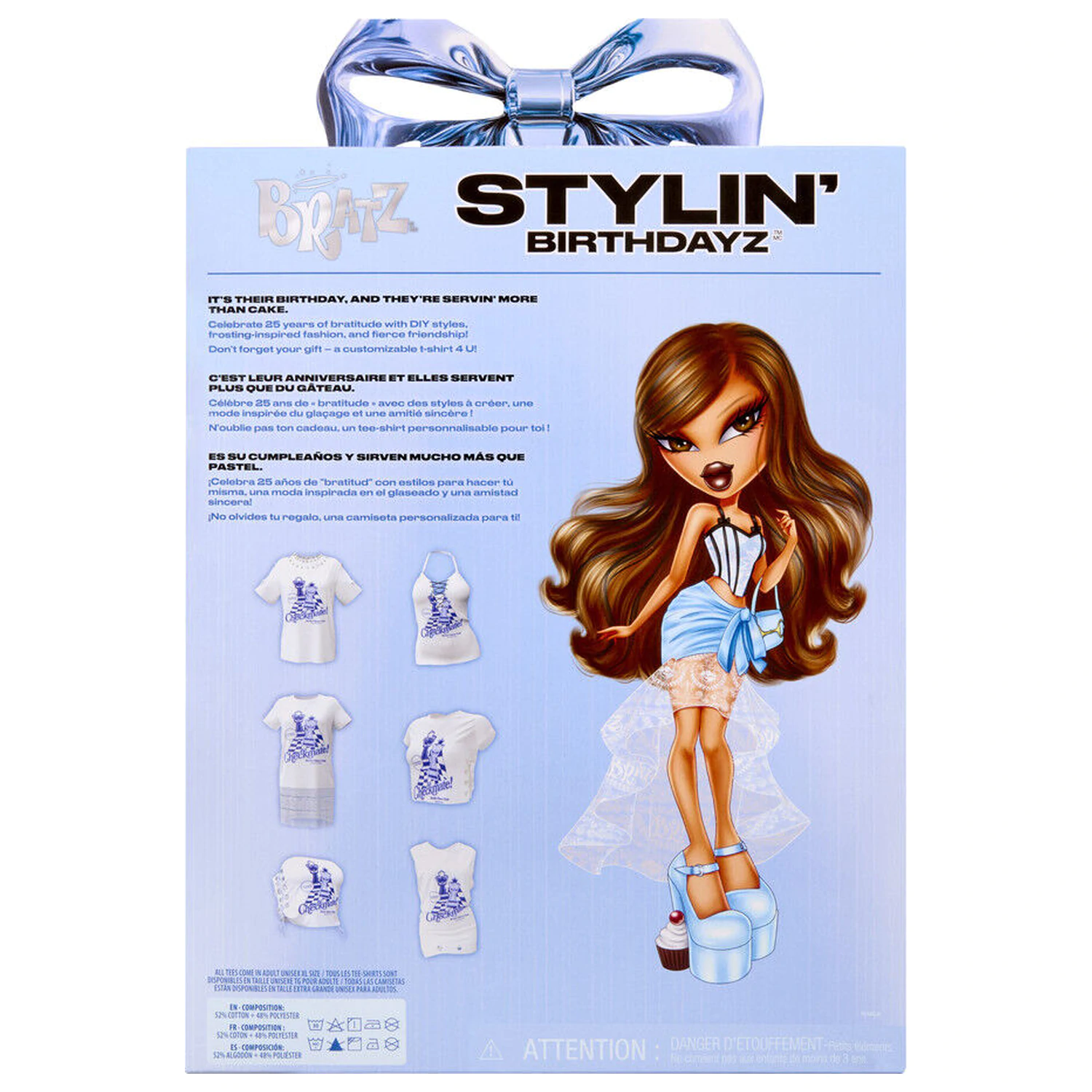 Bratz Stylin Birthday Yasmin panenka + tričko fotografii produktu