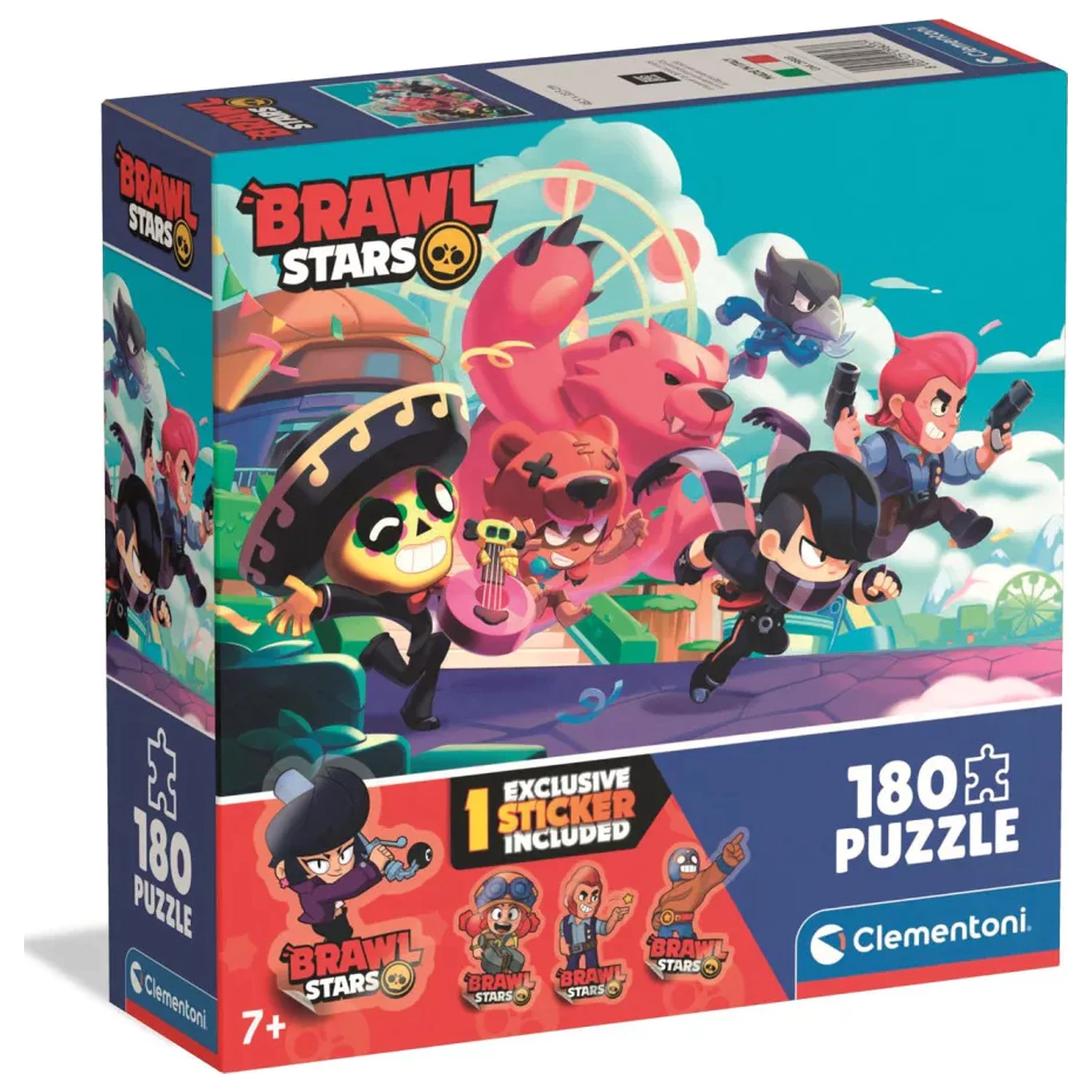 Brawl Stars Battle Rush puzzle, 180 dílků fotografii produktu