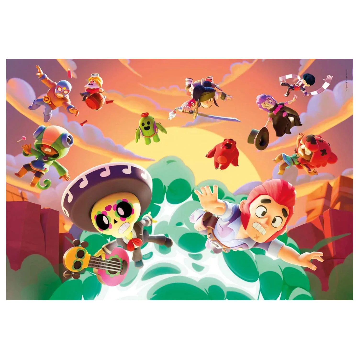 Brawl Stars Fly puzzle, 180 dílků fotografii produktu