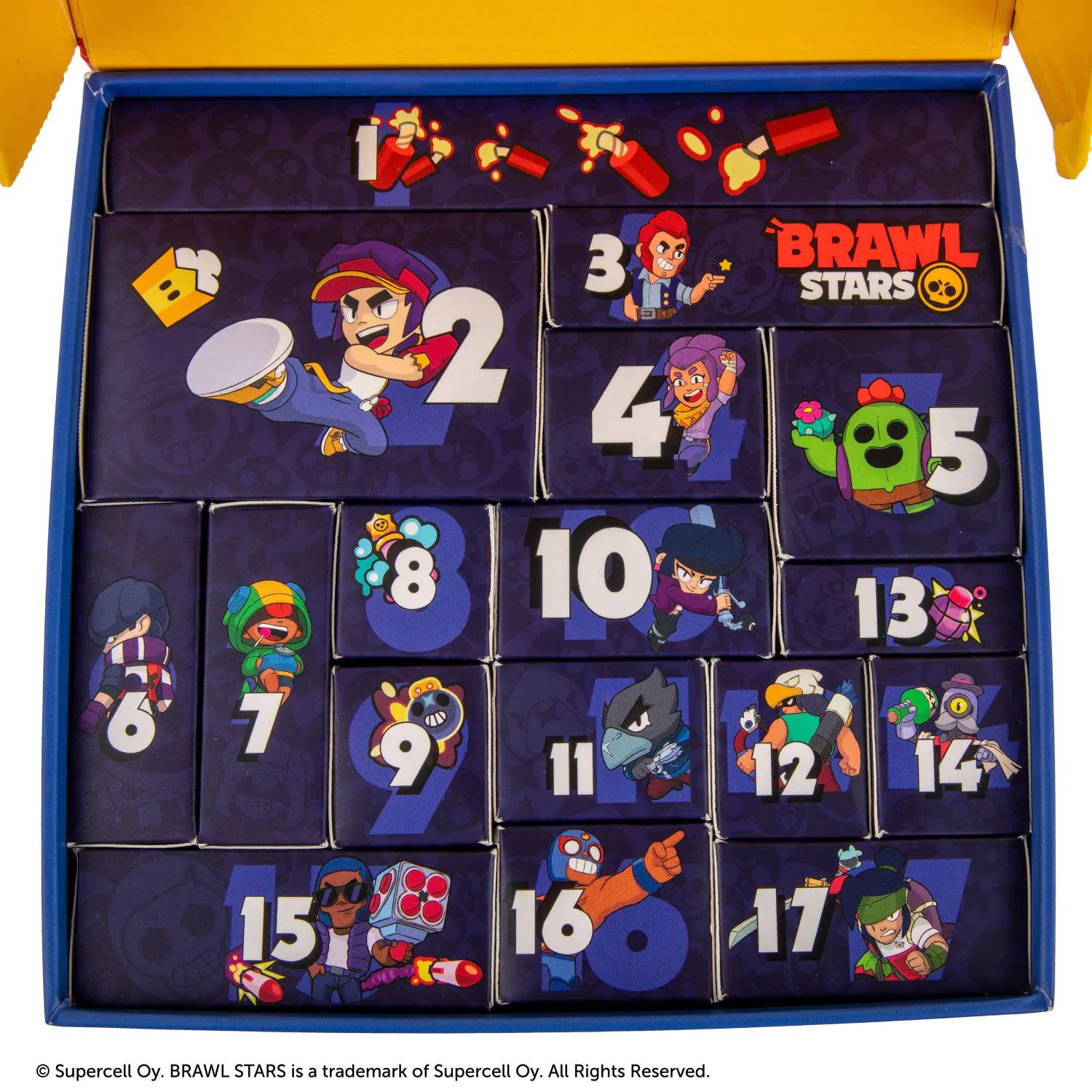 Brawl Stars Mega Box Adventní Kalendář Nová Edice 2026 fotografii produktu