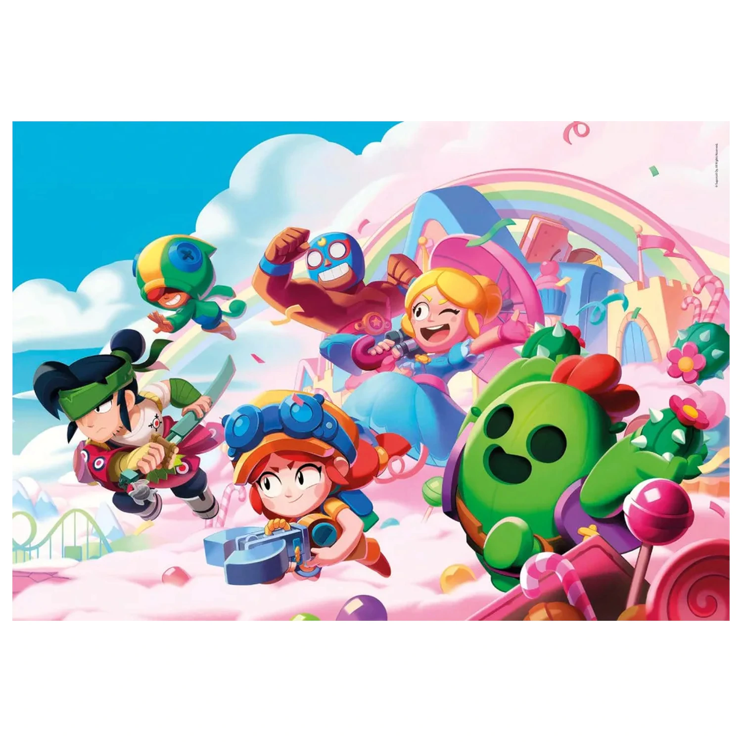 Brawl Stars Rainbow 180 dílků puzzle fotografii produktu