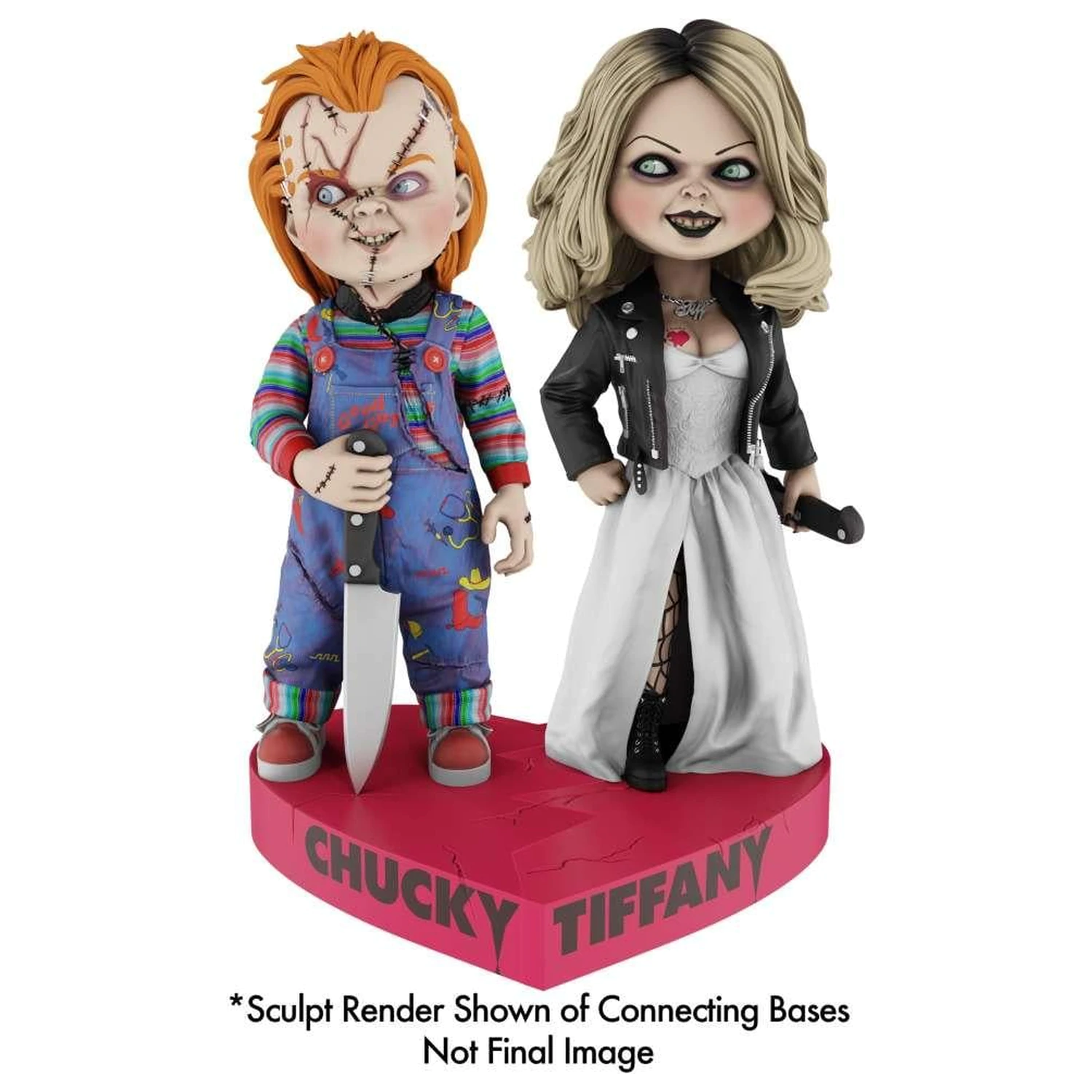 Bride of Chucky Chucky Heart Connect Headknocker 17 cm fotografii produktu