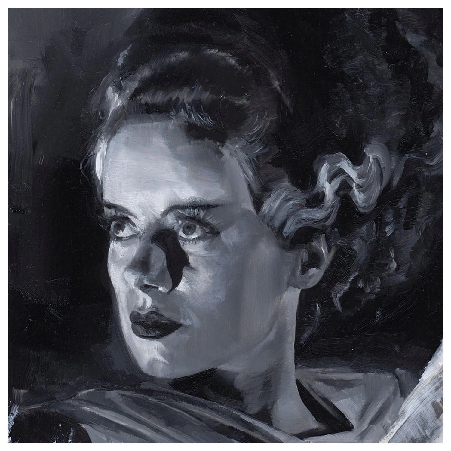 Bride of Frankenstein umělecký tisk Bride of Frankenstein od Chris Valentine 41 x 31 cm - bez rámu fotografii produktu