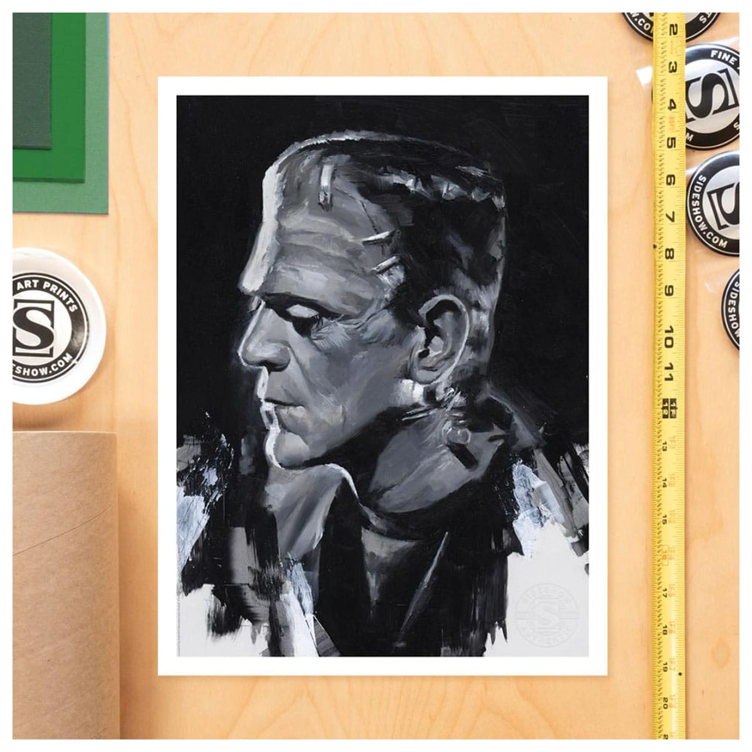 Bride of Frankenstein Art Print Frankenstein od Chrise Valentinea 41 x 31 cm - bez rámu fotografii produktu