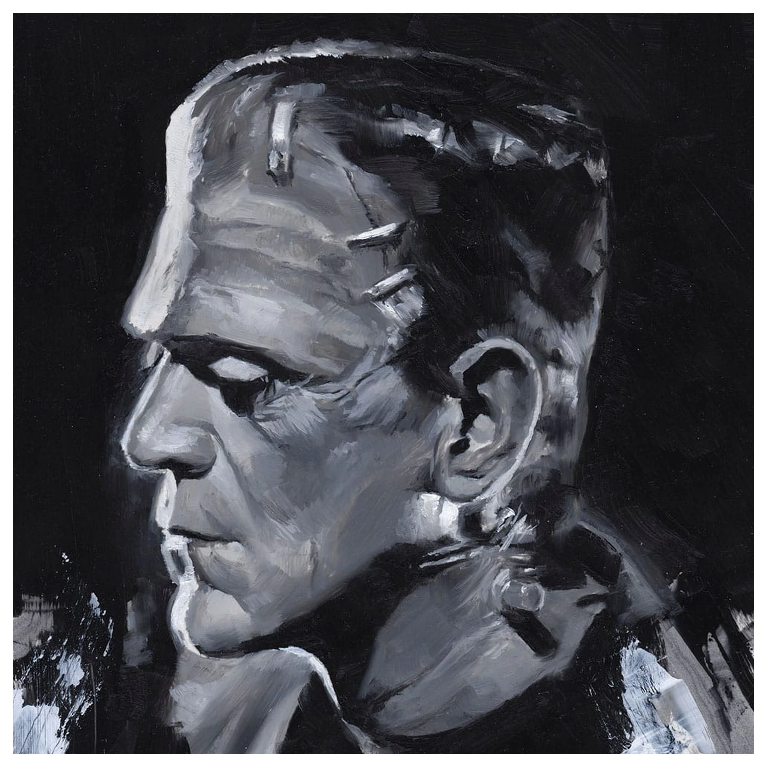 Bride of Frankenstein Art Print Frankenstein od Chrise Valentinea 41 x 31 cm - bez rámu fotografii produktu