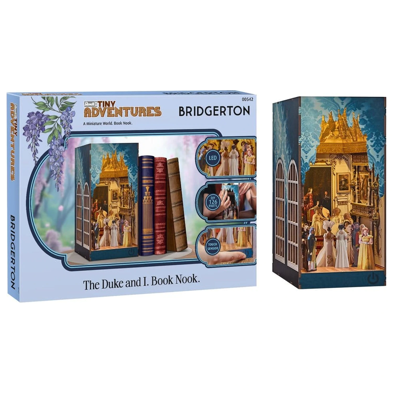 Bridgerton Knižní kout "The Duke and I" Malé Dobrodružství Mini Diorama 18 cm fotografii produktu