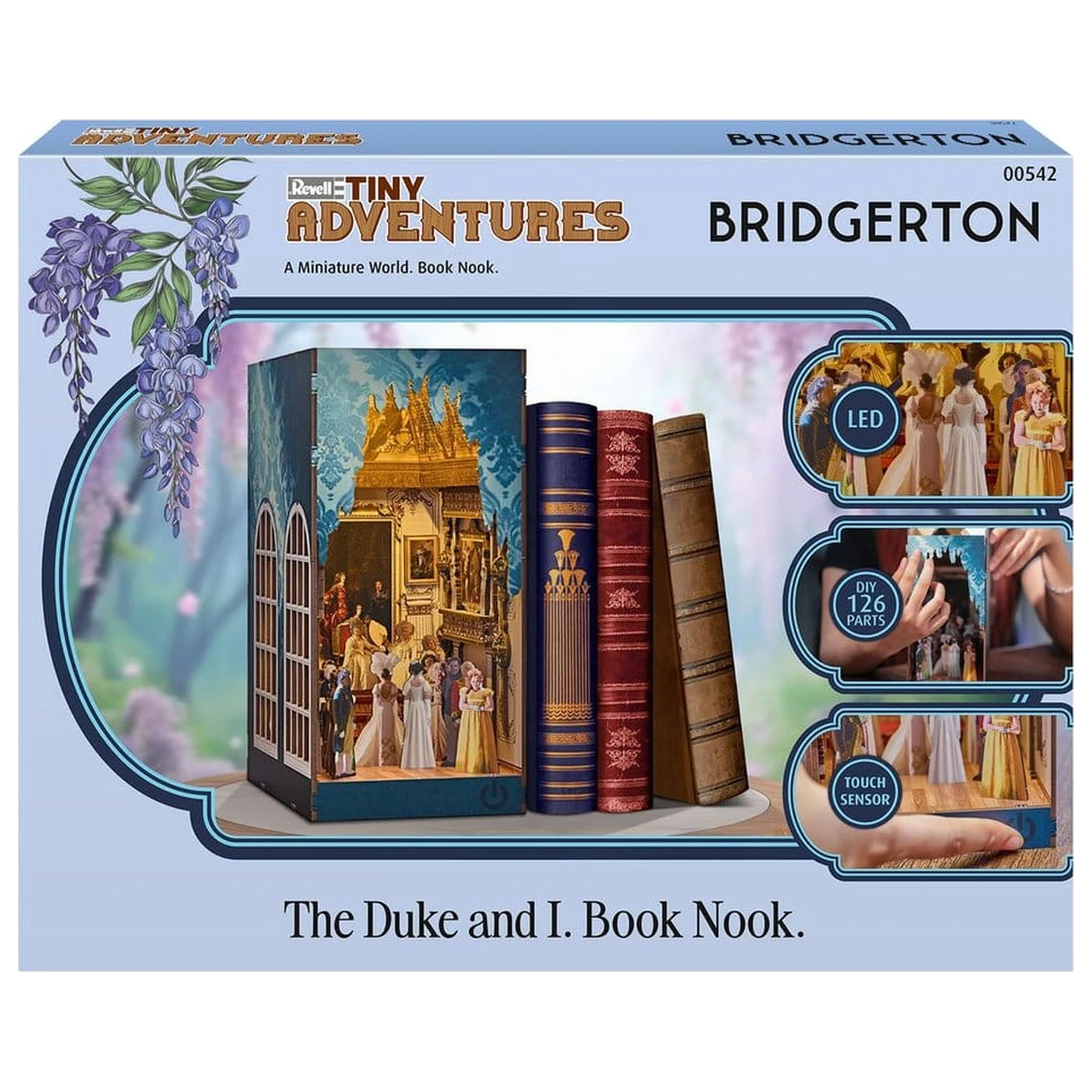 Bridgerton Knižní kout "The Duke and I" Malé Dobrodružství Mini Diorama 18 cm fotografii produktu