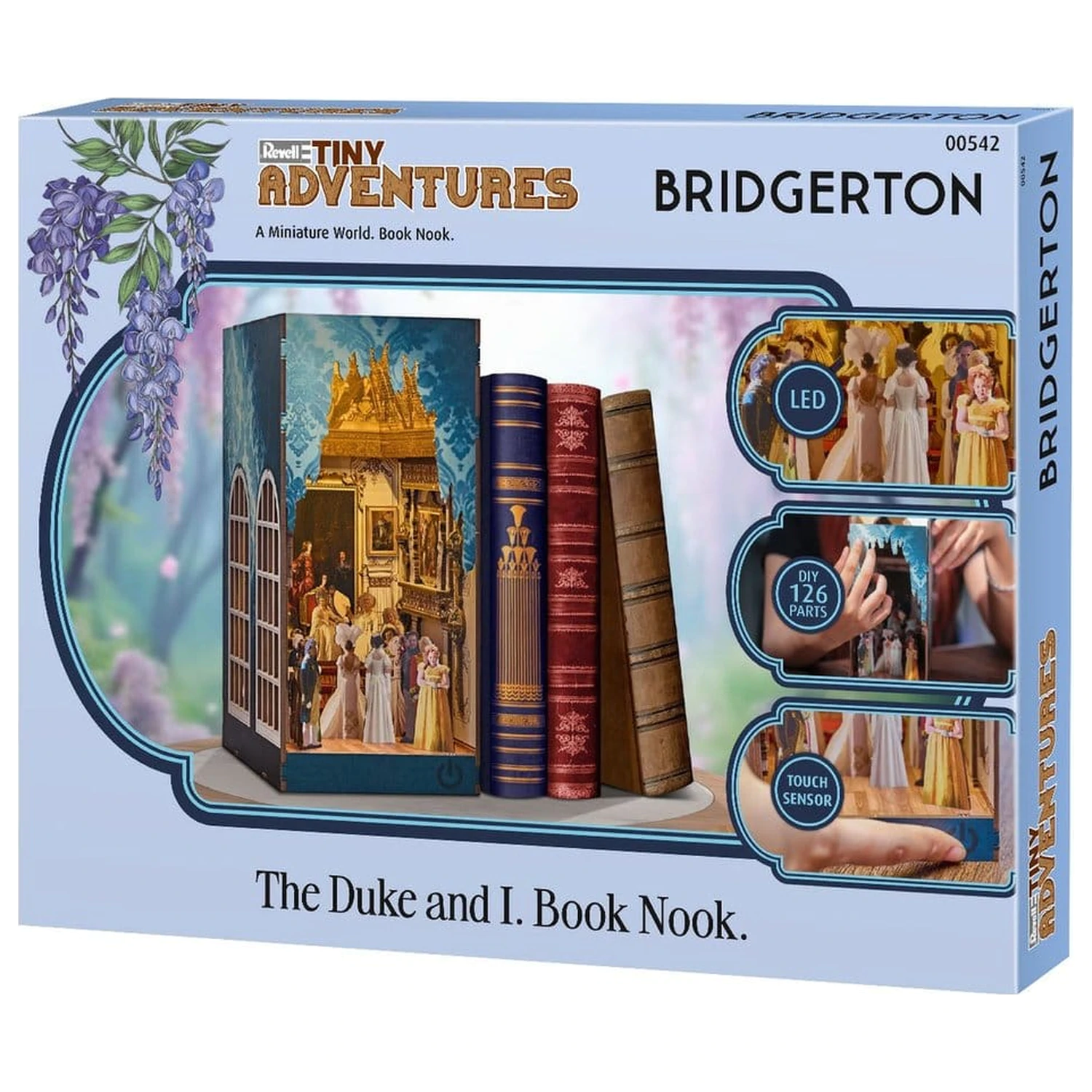 Bridgerton Knižní kout "The Duke and I" Malé Dobrodružství Mini Diorama 18 cm fotografii produktu